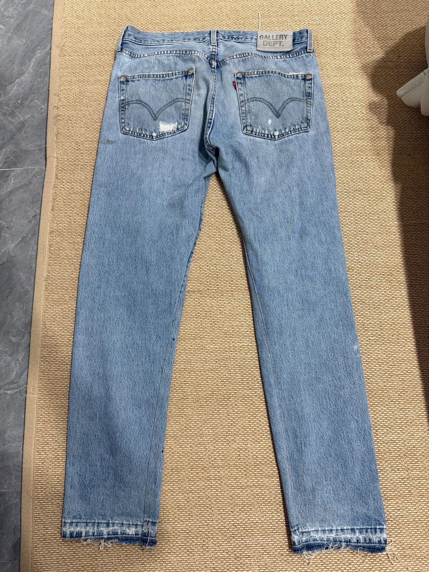 Gallery Dept. Gallery Dept 5001 Distressed Denim Jeans Size US 32 / EU 48 - 8 Thumbnail