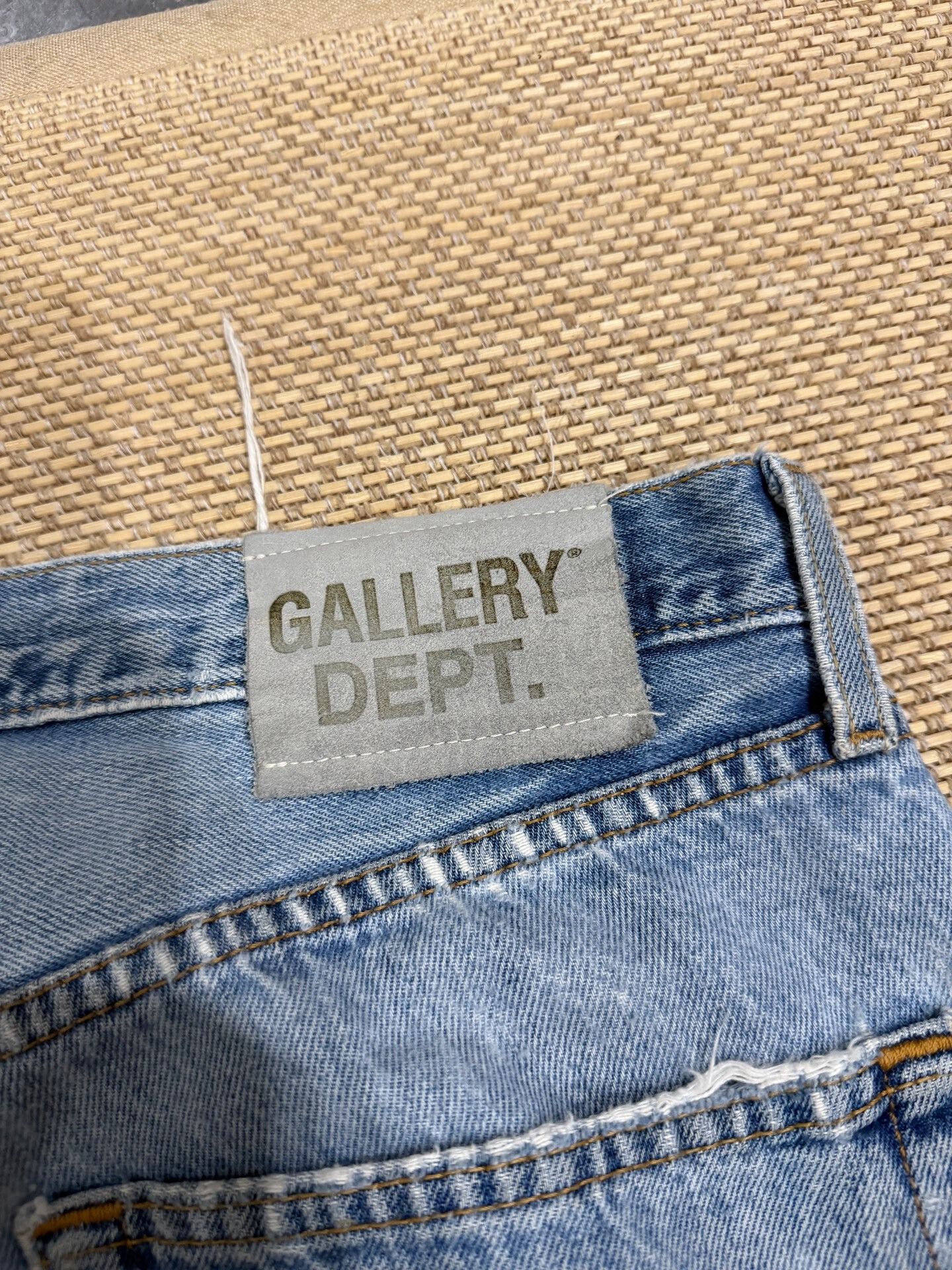 Gallery Dept. Gallery Dept 5001 Distressed Denim Jeans Size US 32 / EU 48 - 7 Thumbnail