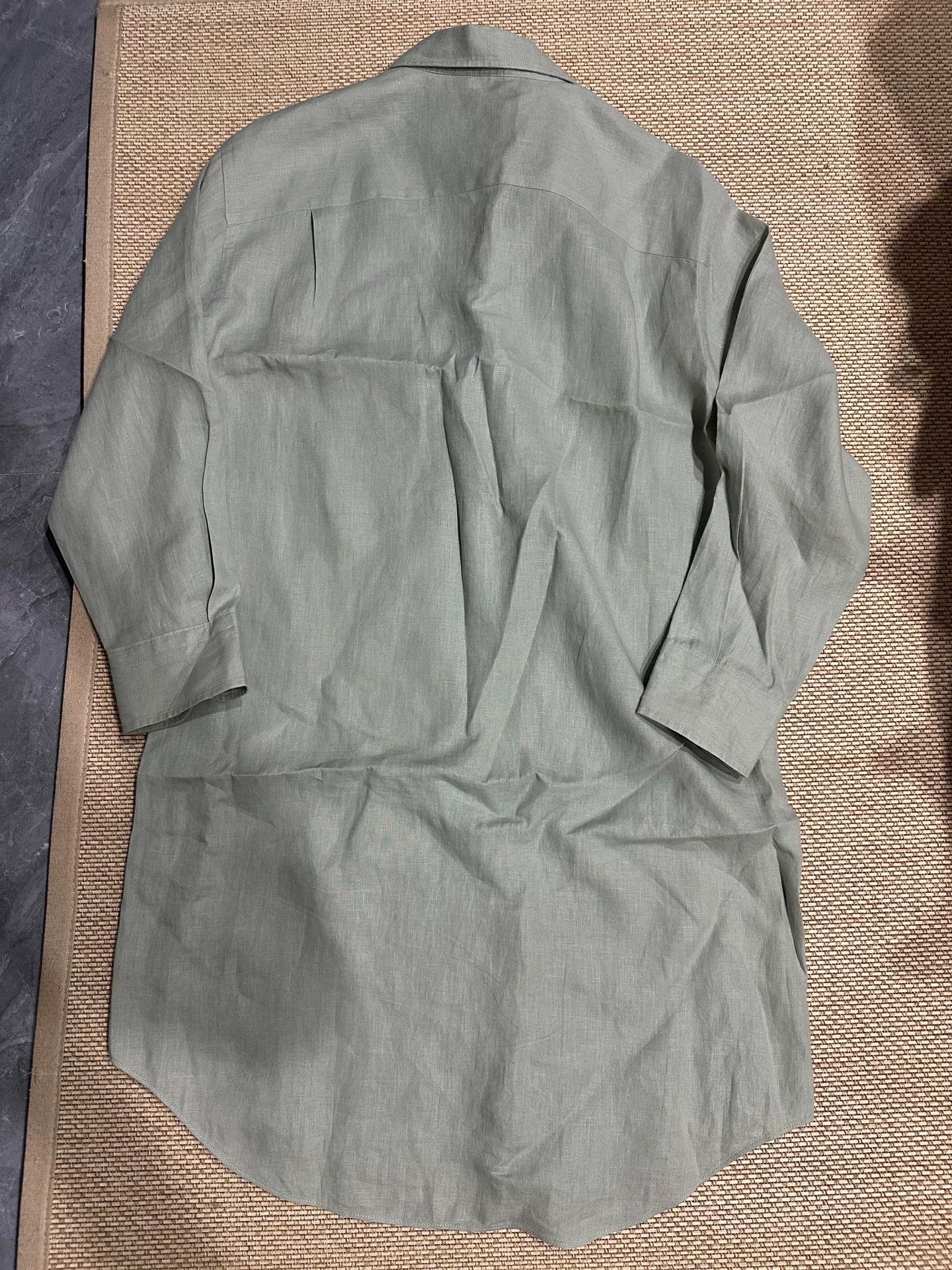 Loro Piana Loro Piana Sage Green Linen Long Dress Size XS / US 0-2 / IT 36-38 - 2 Thumbnail