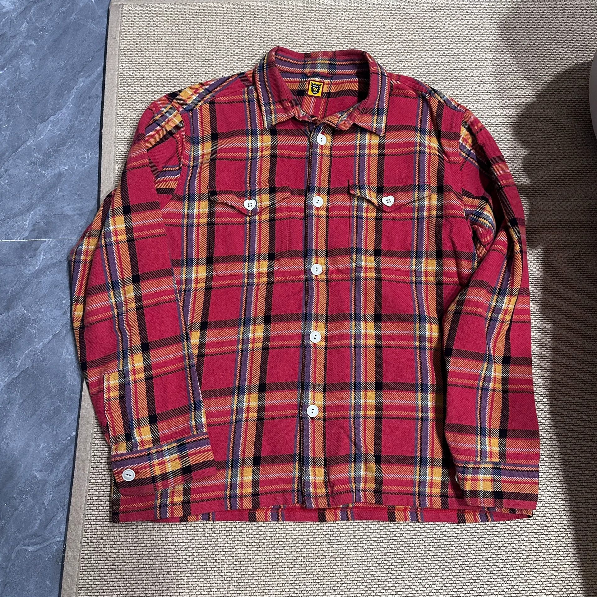 Human Made Human Made Checked Duck Shirt Jacket Size US XXL / EU 58 / 5 - 2 Thumbnail