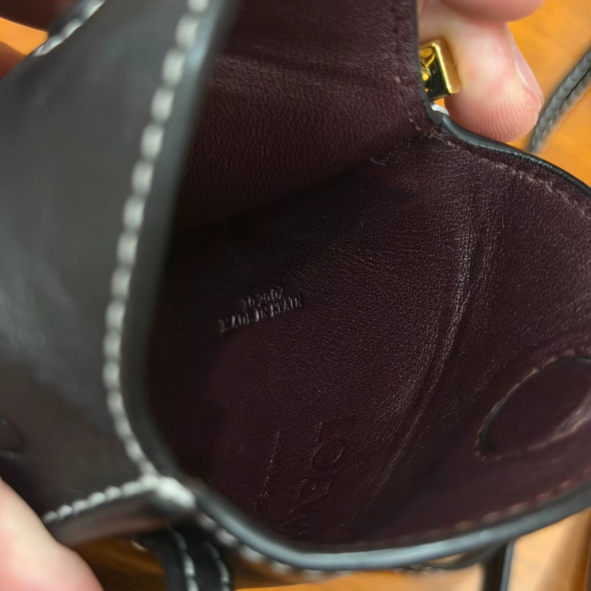 Loewe LOEWE Gate Pocket Black Leather Crossbody Bag Size ONE SIZE - 5 Thumbnail