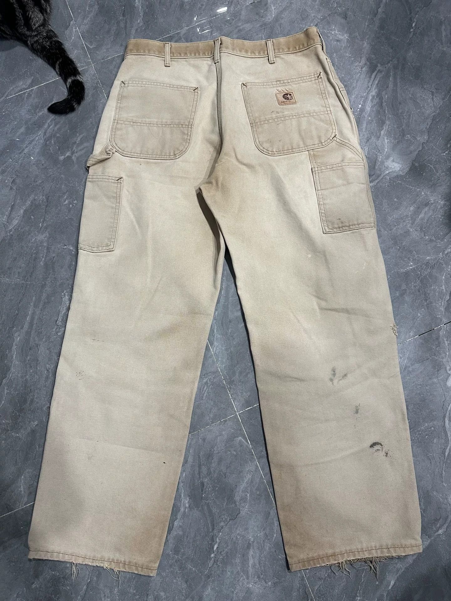Carhartt Vintage Carhartt Khaki Work Pants Size US 32 / EU 48 - 2 Thumbnail