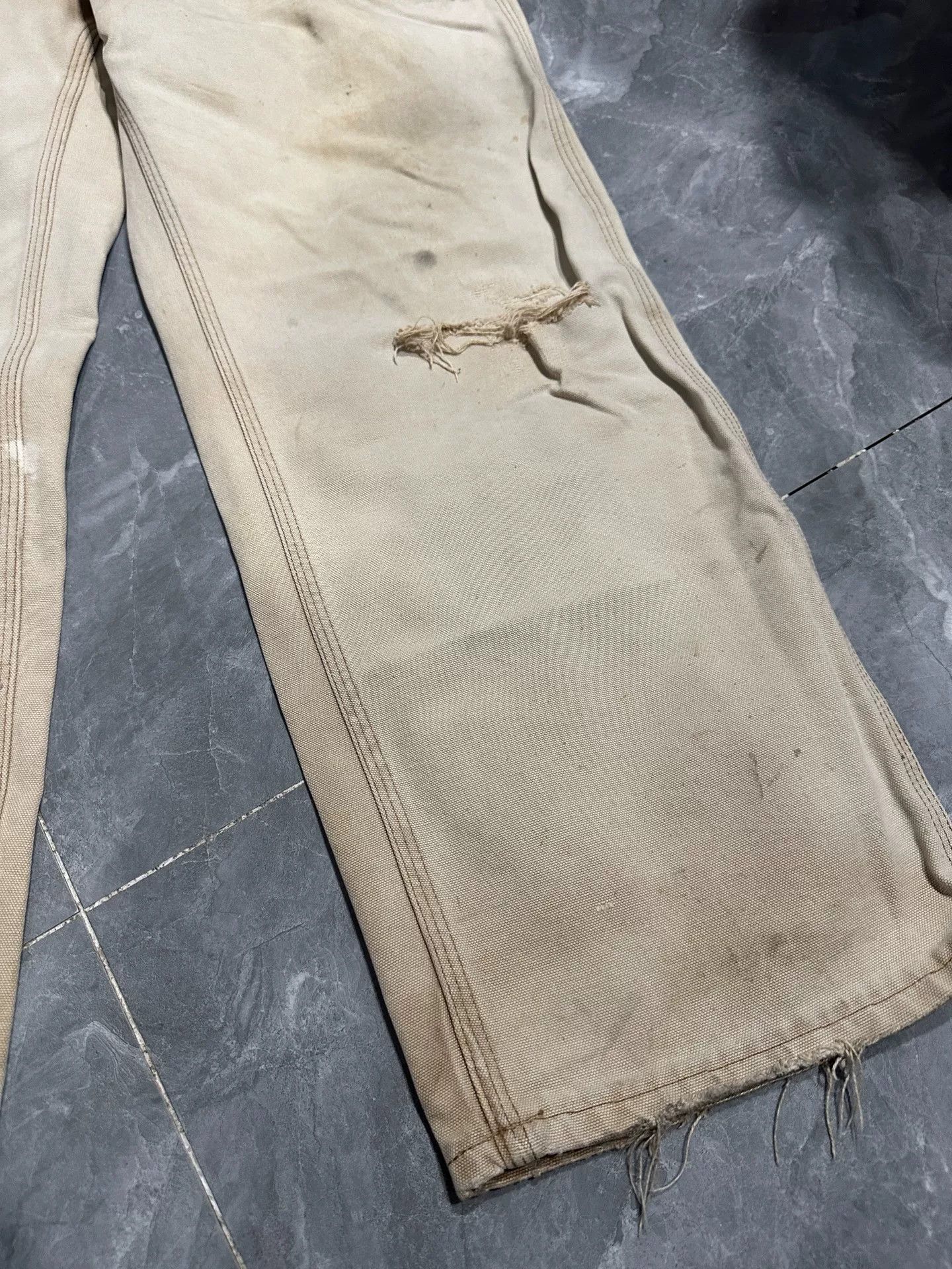Carhartt Vintage Carhartt Khaki Work Pants Size US 32 / EU 48 - 8 Thumbnail
