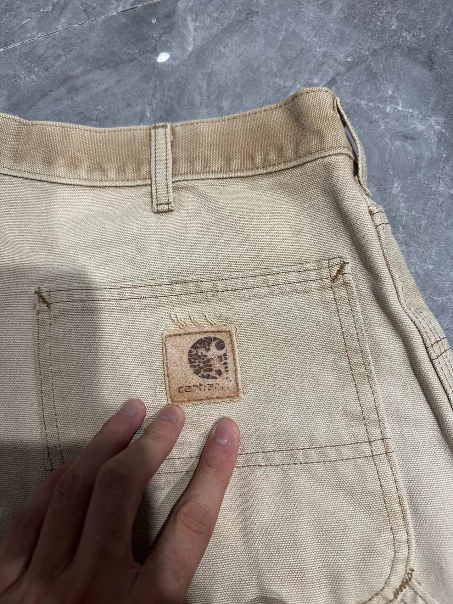 Carhartt Vintage Carhartt Khaki Work Pants Size US 32 / EU 48 - 9 Thumbnail
