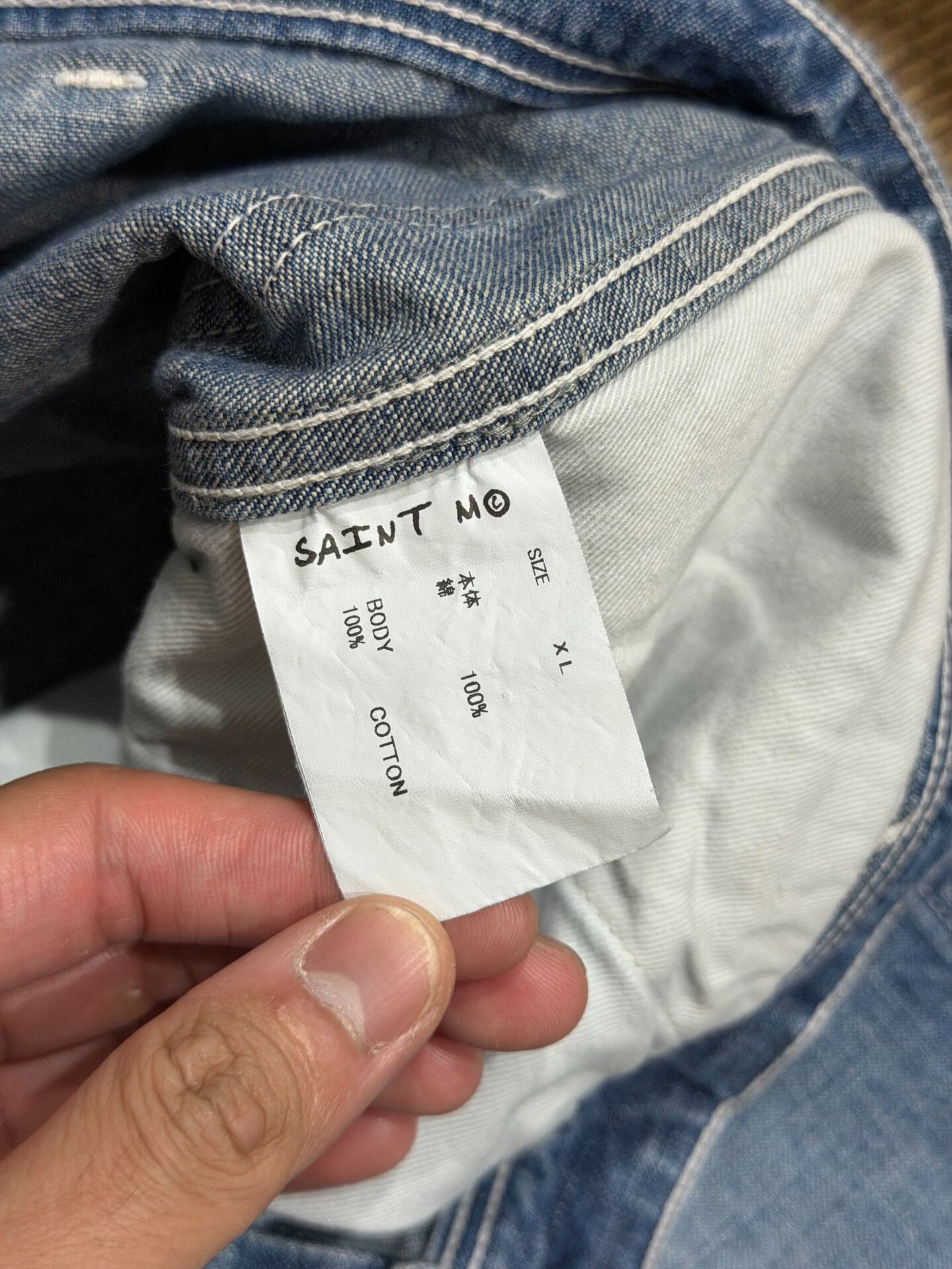 Saint Michael Saint Michael Distressed Denim Pants with Fringes Size US 36 / EU 52 - 3 Thumbnail