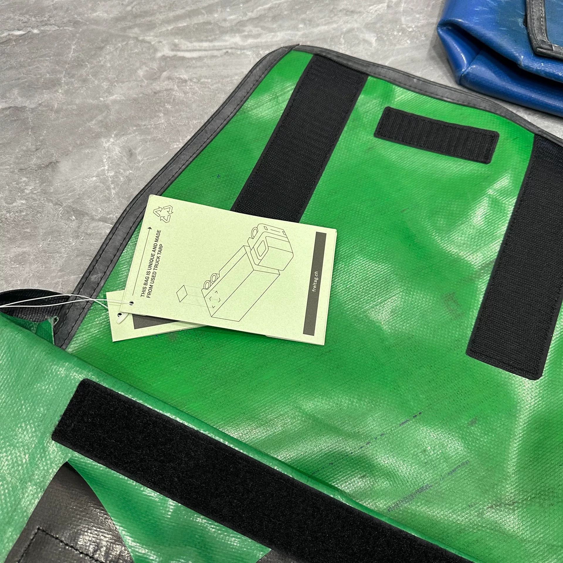 FREECITY FREITAG F14 Messenger Bag in Black/Green Size ONE SIZE - 4 Thumbnail