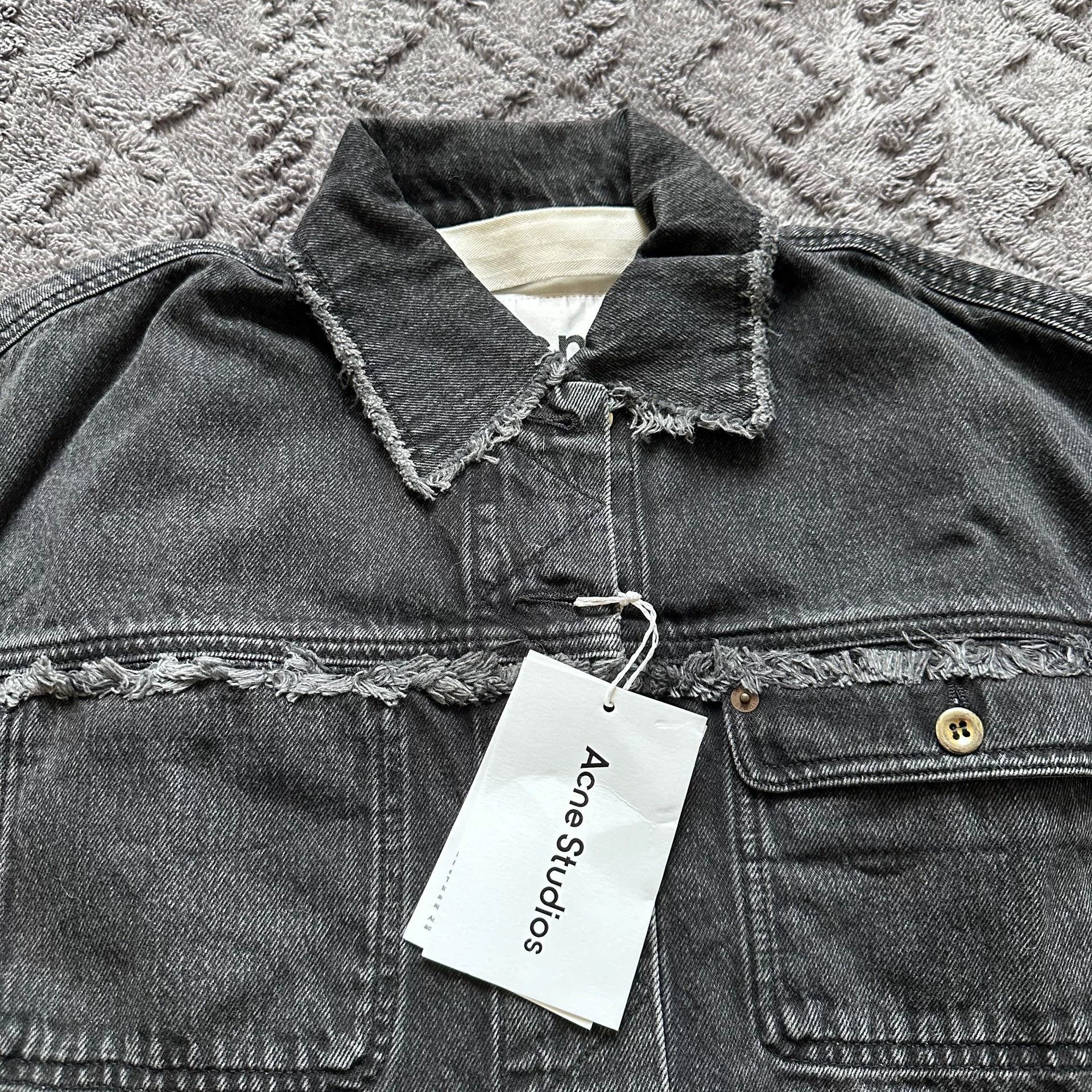 Acne Studios Acne Studios Deconstructed Denim Jacket Size XL / US 12-14 / IT 48-50 - 3 Thumbnail