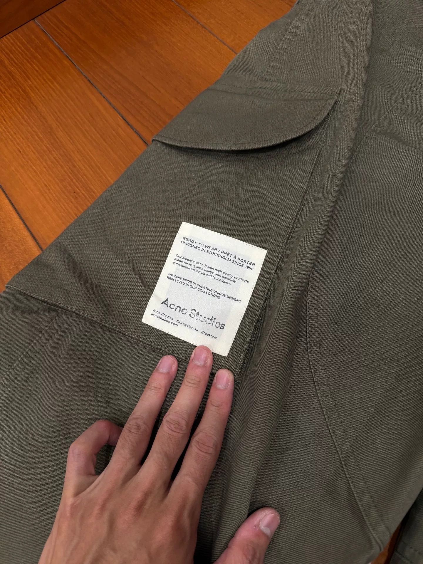 Acne Studios Acne Studios Green Utility Pants Size US 32 / EU 48 - 8 Thumbnail