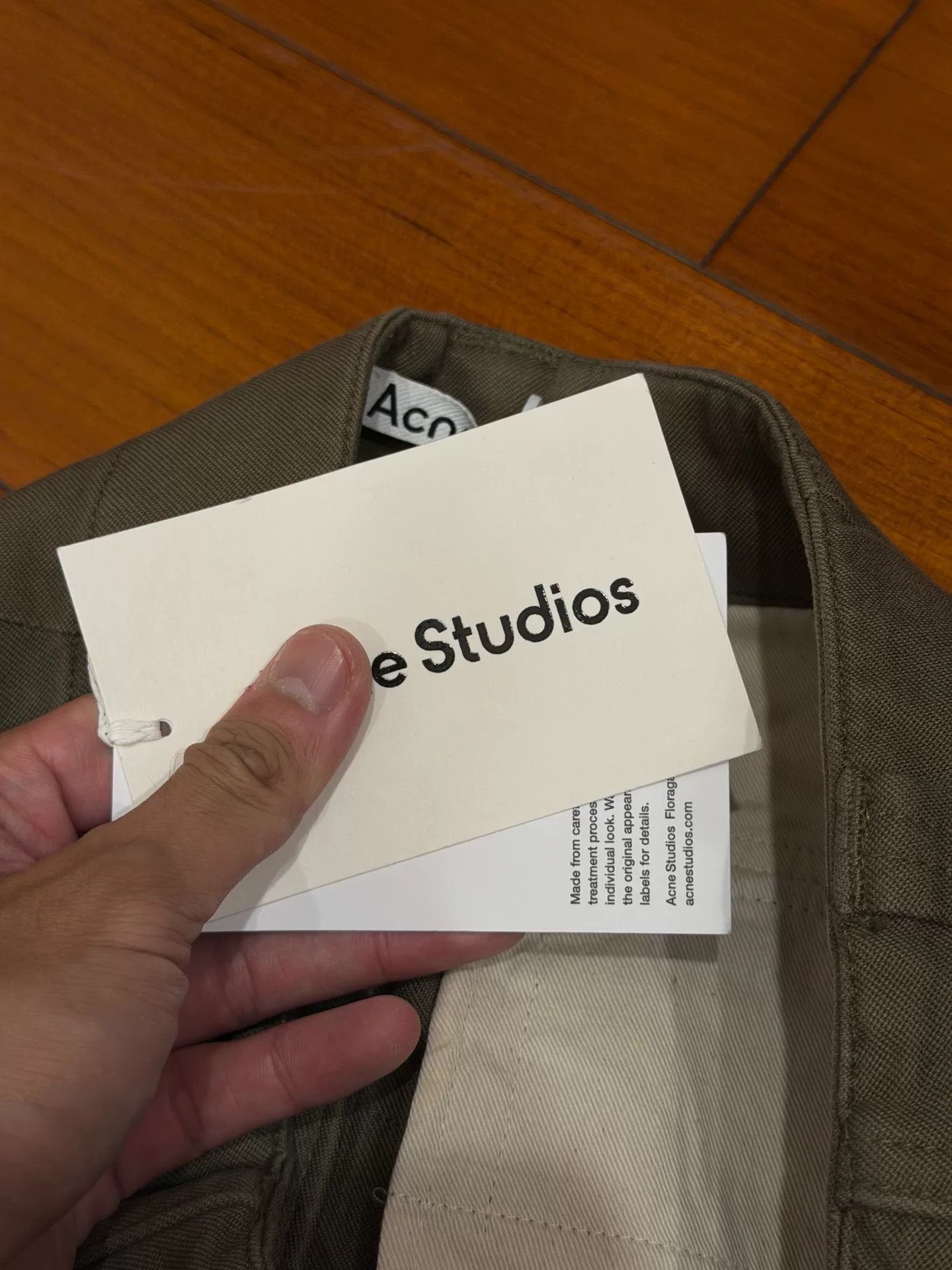 Acne Studios Acne Studios Green Utility Pants Size US 32 / EU 48 - 4 Thumbnail