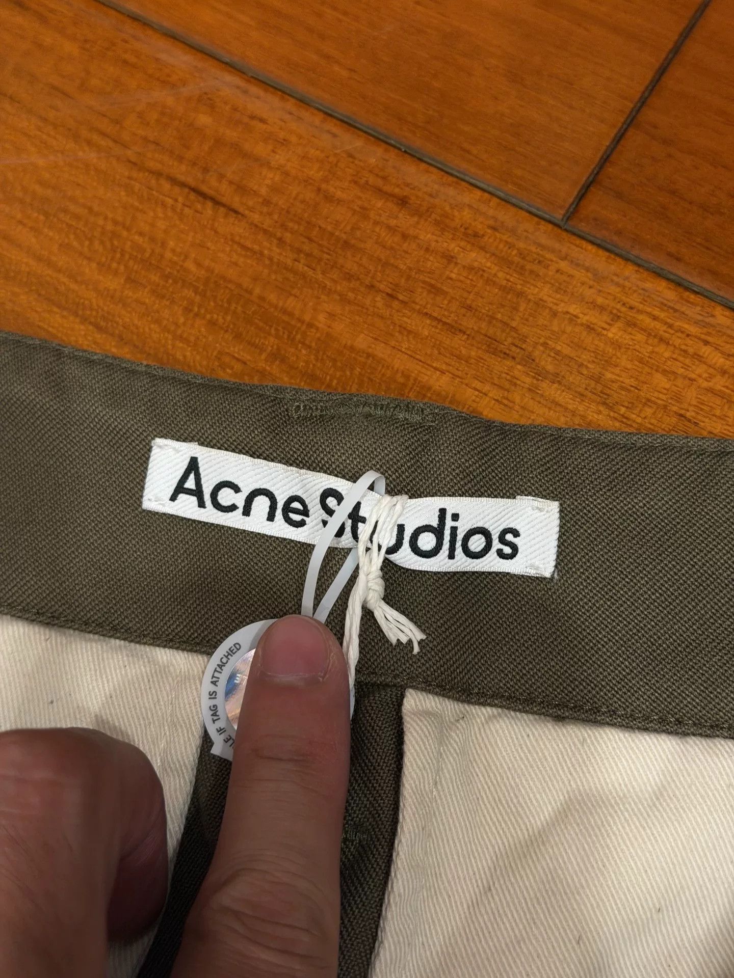 Acne Studios Acne Studios Green Utility Pants Size US 32 / EU 48 - 3 Thumbnail