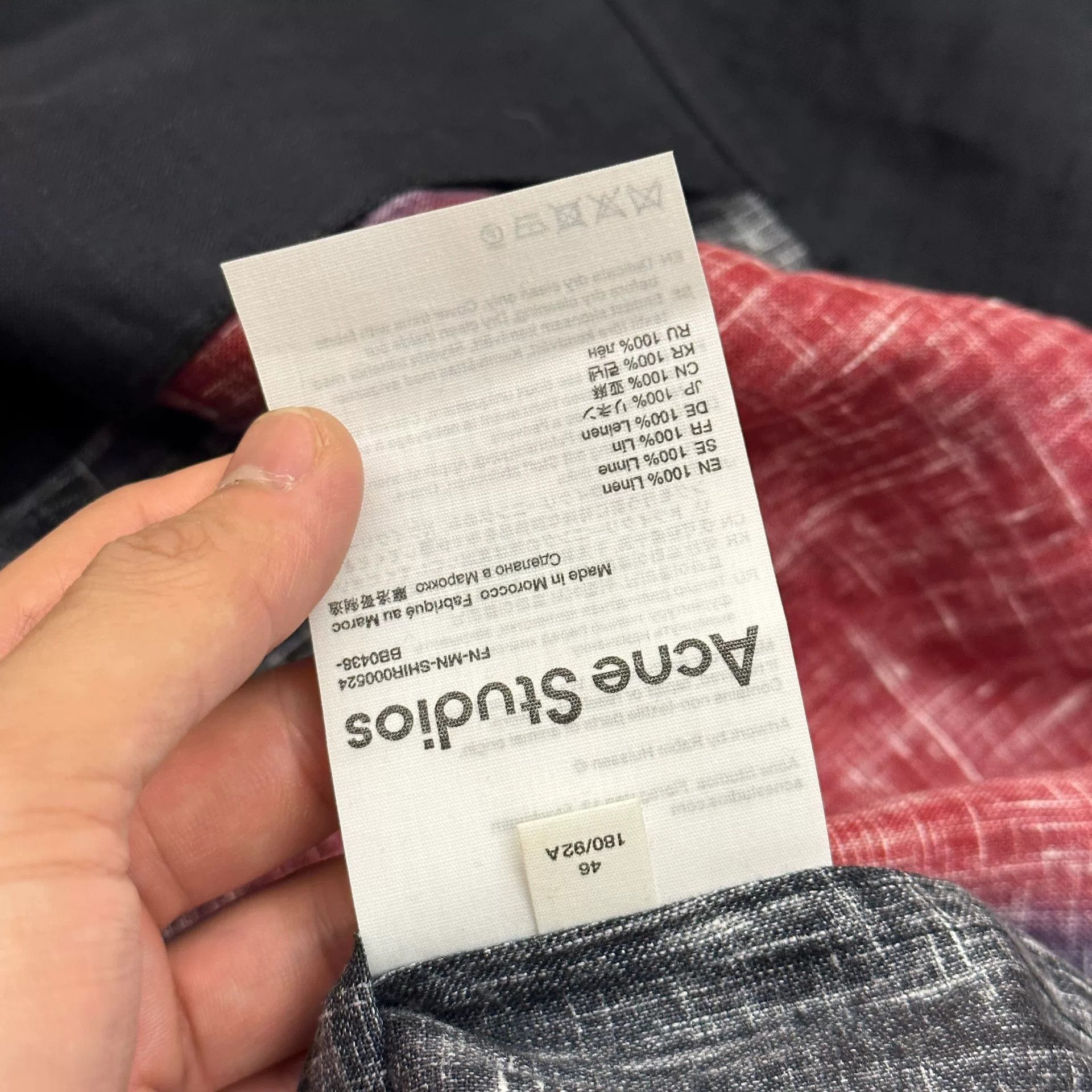 Acne Studios Acne Studios Short Sleeve Shirt Size US S / EU 44-46 / 1 - 5 Thumbnail