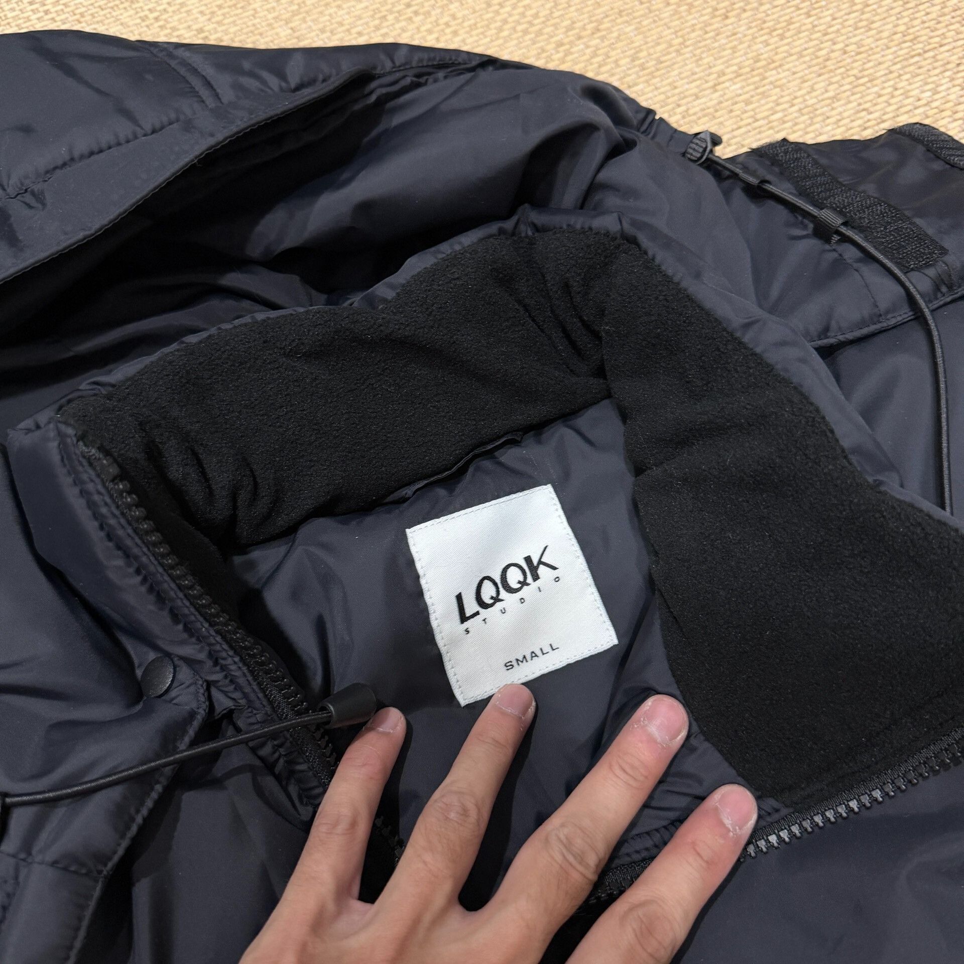 LQQK Studio Lightweight Nylon Jacket with Diagonal Zip Size US S / EU 44-46 / 1 - 5 Thumbnail
