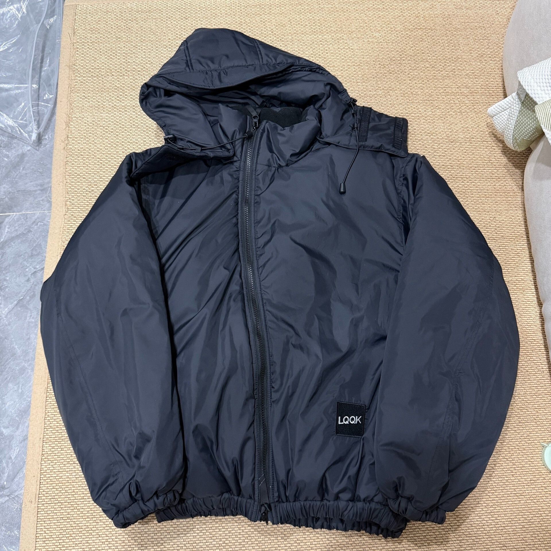 LQQK Studio Lightweight Nylon Jacket with Diagonal Zip Size US S / EU 44-46 / 1 - 3 Thumbnail