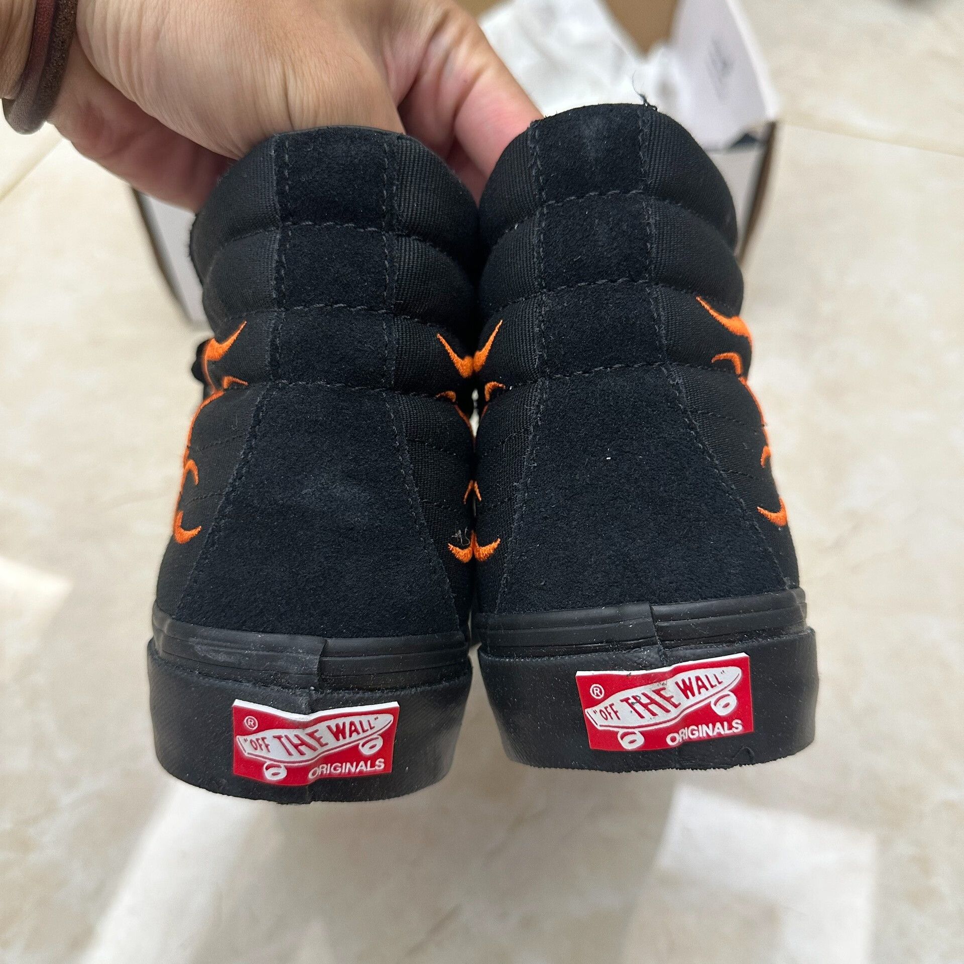 Wtaps WTAPS x Vans Sk8 High Black Red Flames Size US 7.5 / EU 40-41 - 3 Thumbnail