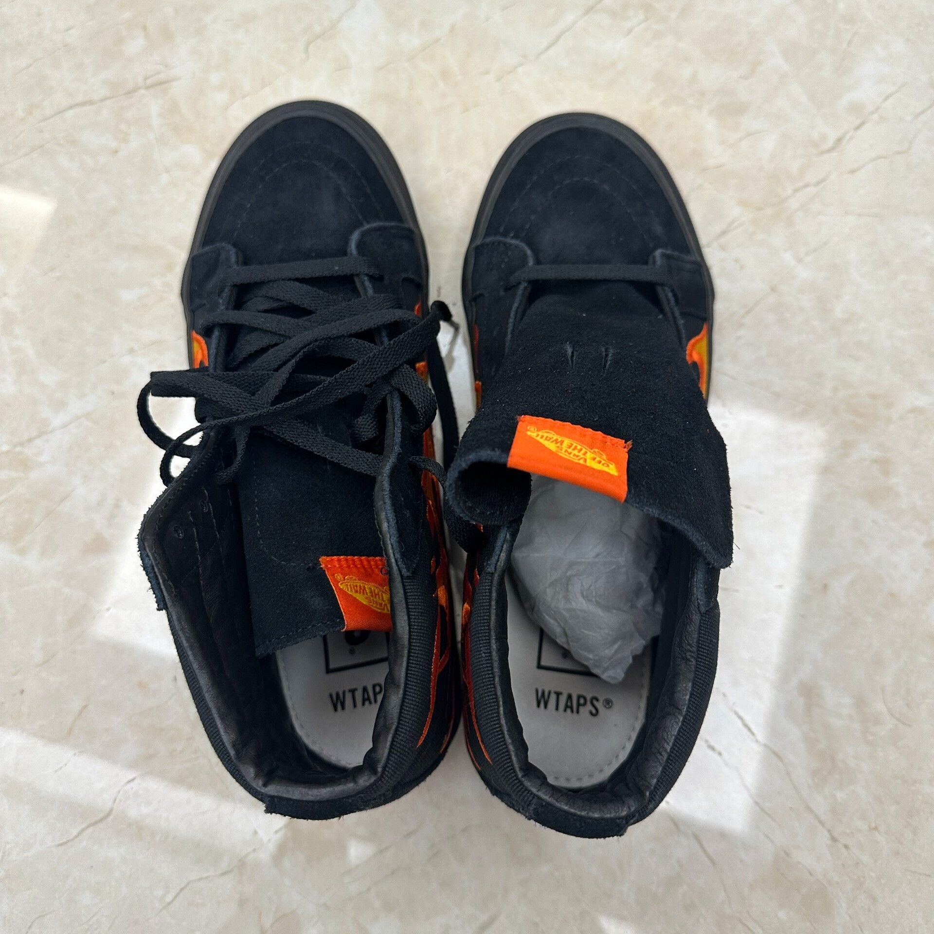 Wtaps WTAPS x Vans Sk8 High Black Red Flames Size US 7.5 / EU 40-41 - 5 Thumbnail