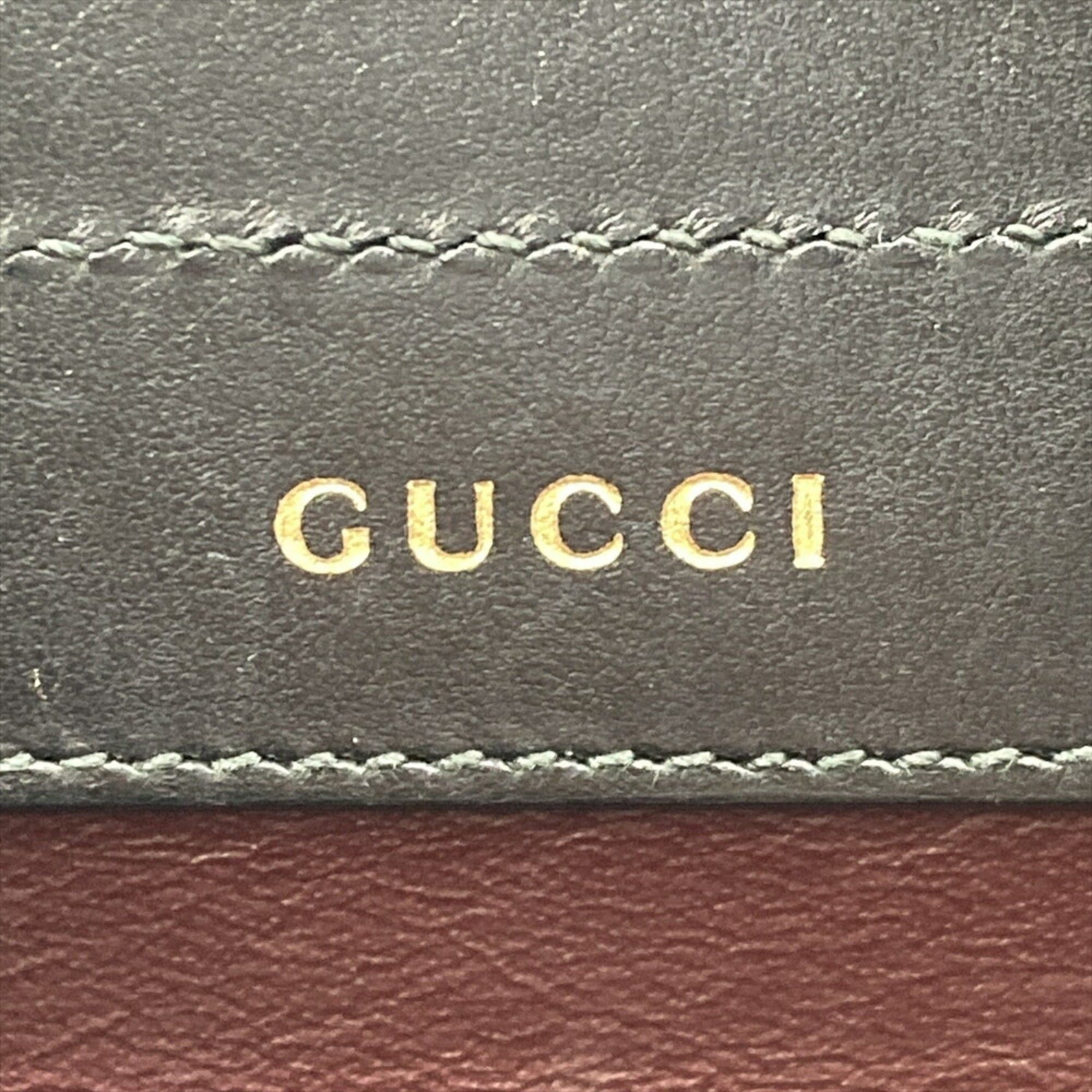 Gucci Gucci Zumi Medium Handbag Leather 564714 Black with Silver and Horsebit Pattern for Women Size ONE SIZE - 10 Thumbnail