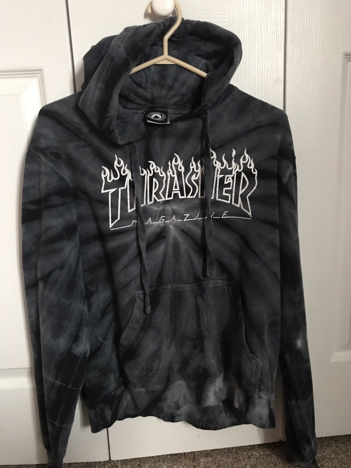 Thrasher OG tie dye Thrasher hoodie Grailed