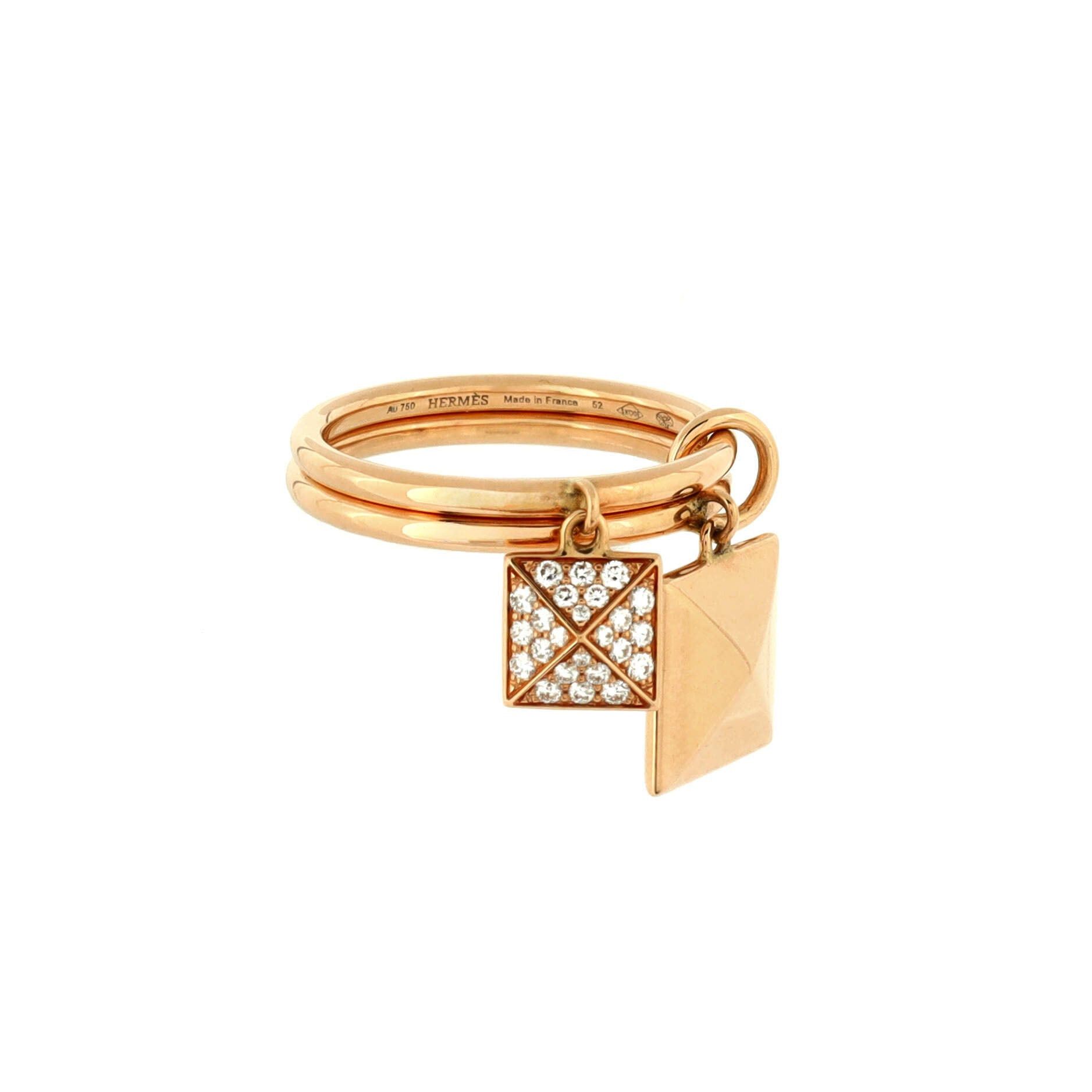Hermes Clou d'H Two Charm Ring Size ONE SIZE - 3 Thumbnail