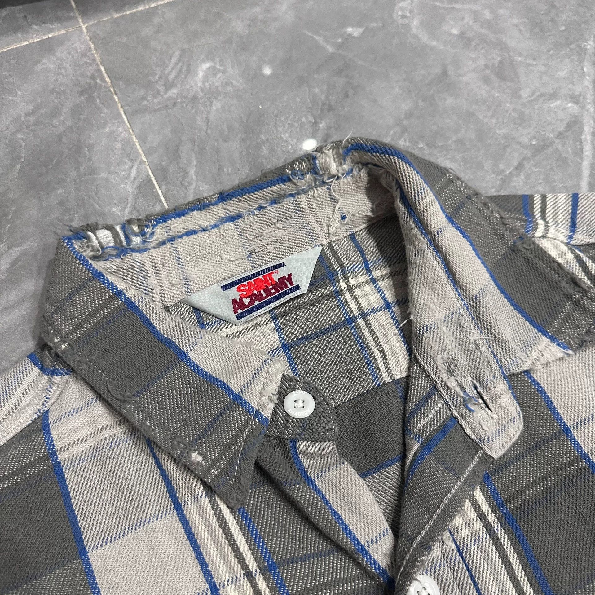 Saint Michael Saint Michael A22 Checkered Shirt Jacket Size US L / EU 52-54 / 3 - 2 Thumbnail