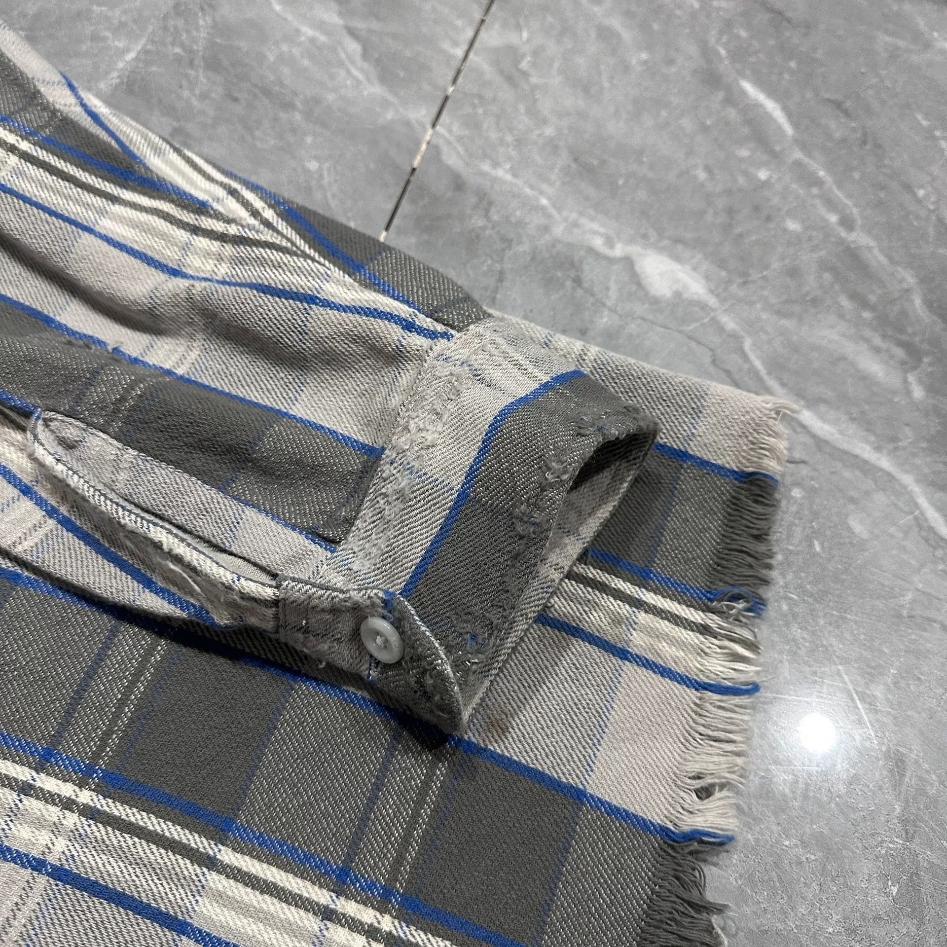 Saint Michael Saint Michael A22 Checkered Shirt Jacket Size US L / EU 52-54 / 3 - 3 Thumbnail