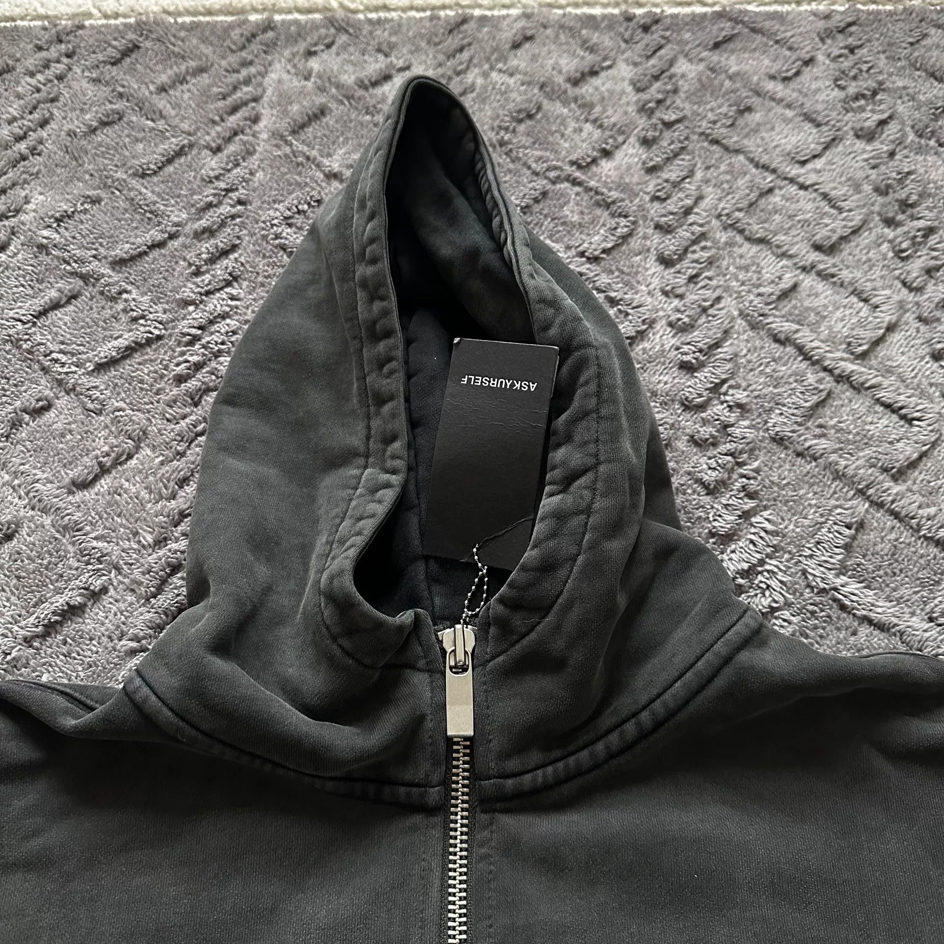 Askyurself Askyurself Black Zip Hoodie Size US M / EU 48-50 / 2 - 4 Thumbnail