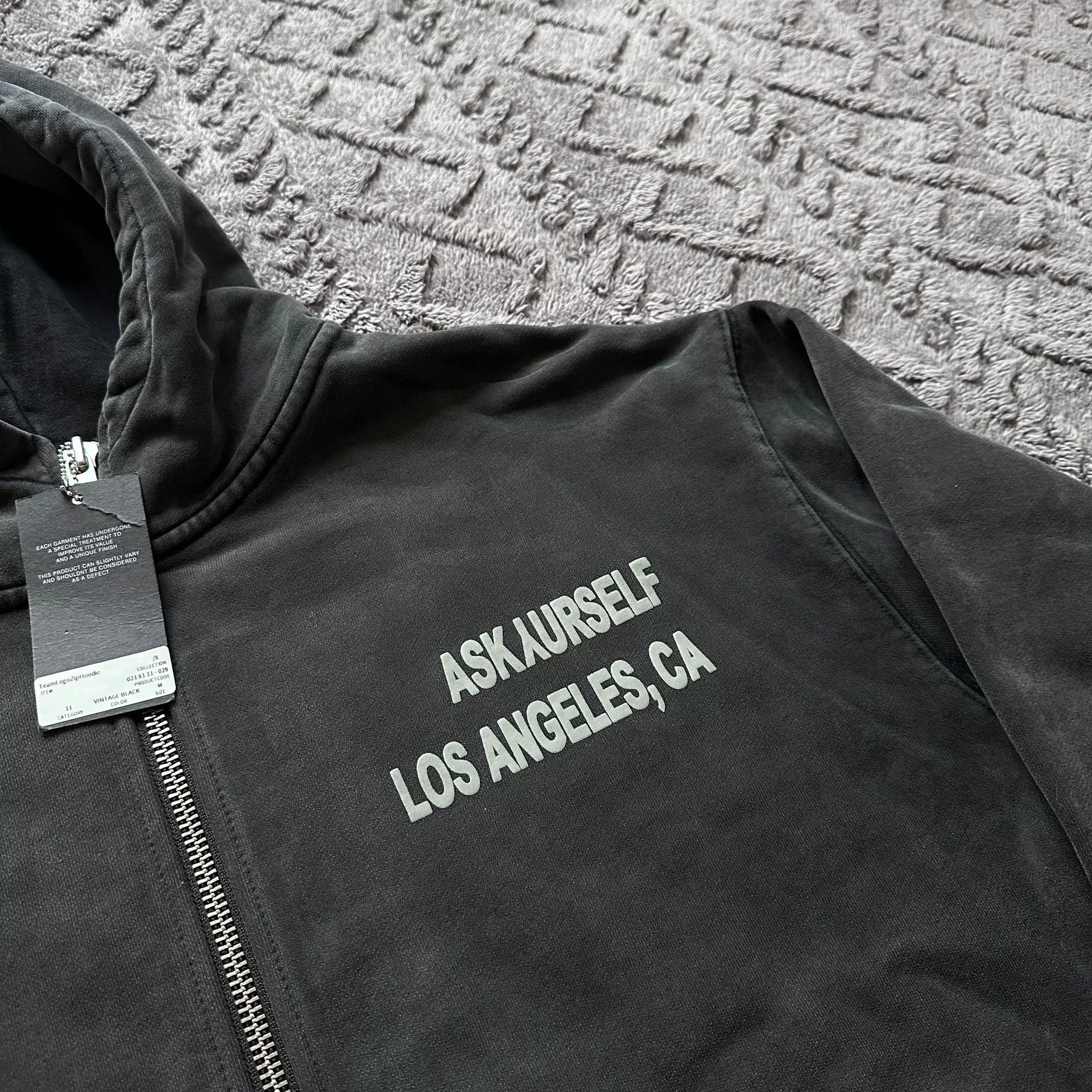 Askyurself Askyurself Black Zip Hoodie Size US M / EU 48-50 / 2 - 3 Thumbnail