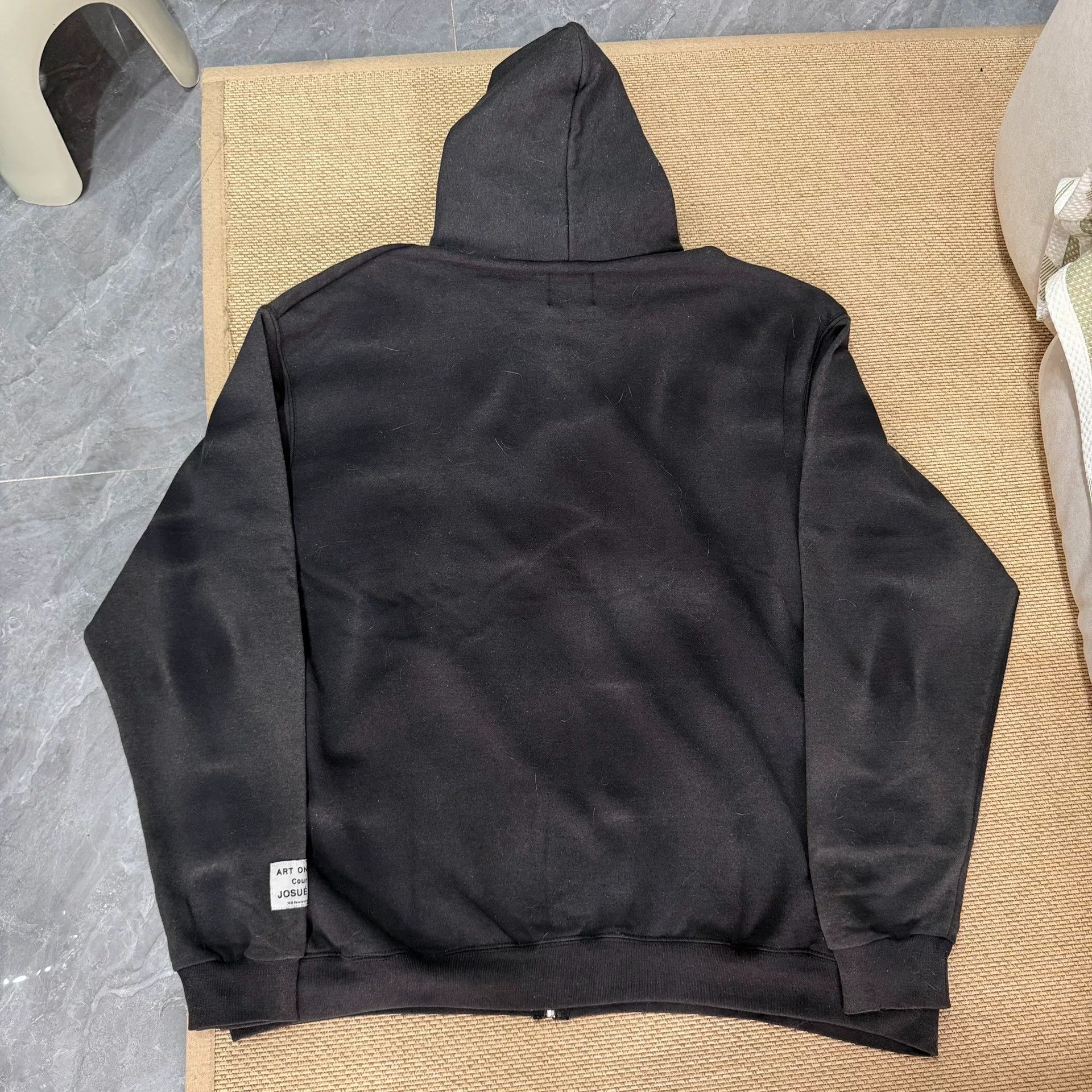 Gallery Dept. Gallery Dept Water-Washed Zipper Hoodie Size US XL / EU 56 / 4 - 2 Thumbnail