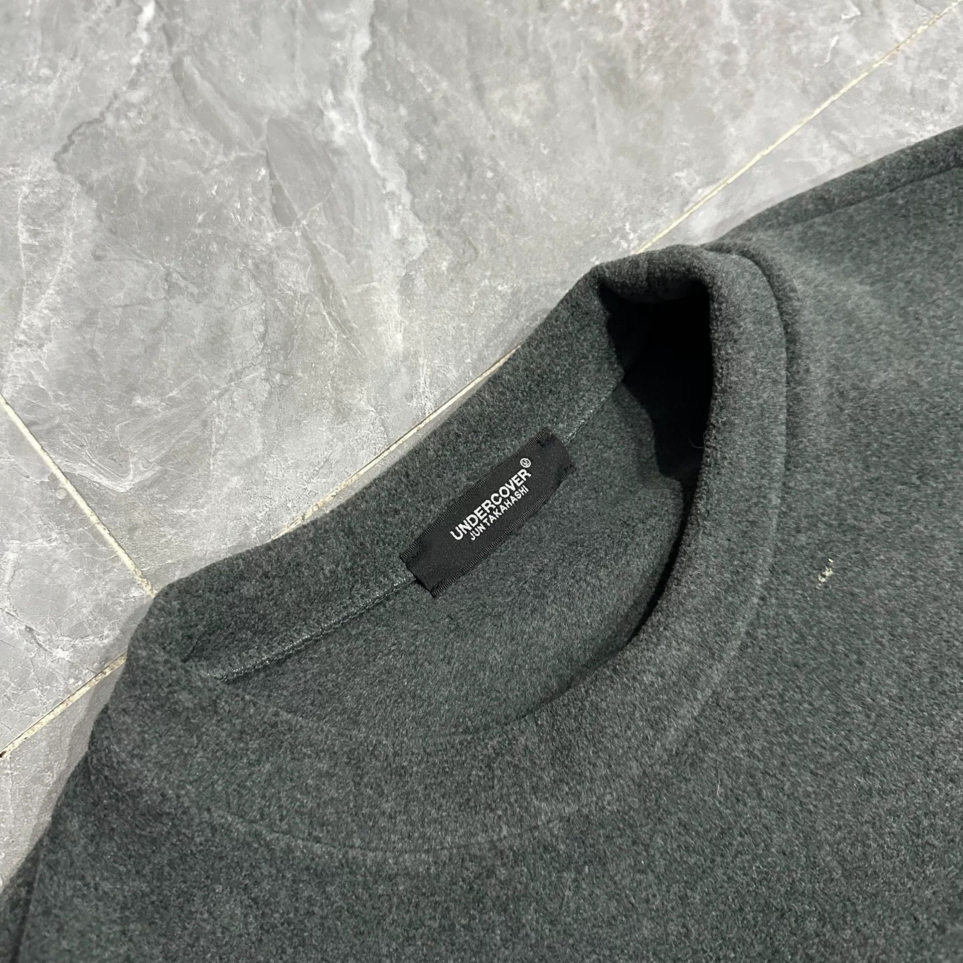 Undercover Undercover Gray Plush Pullover Sweatshirt Size US XL / EU 56 / 4 - 2 Thumbnail