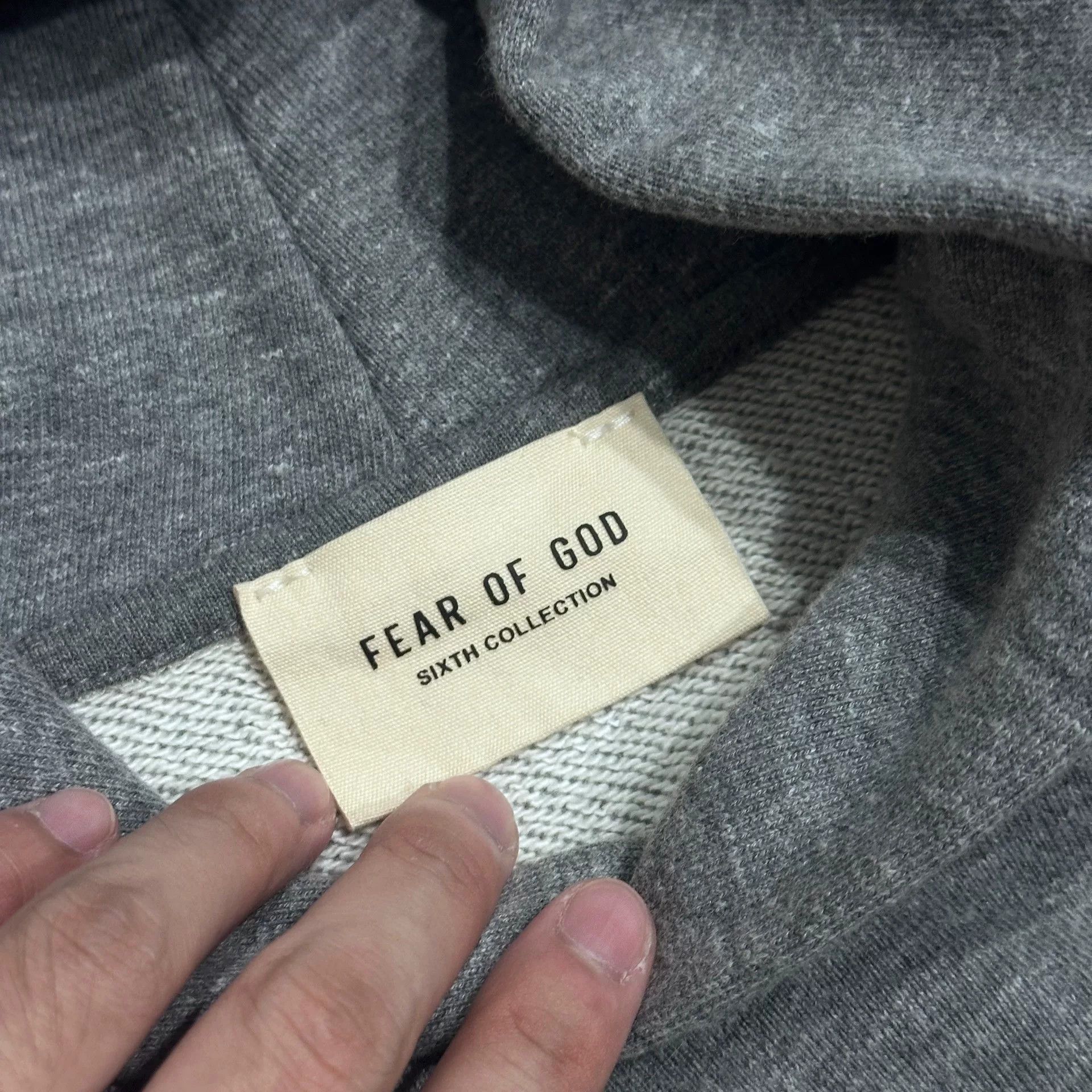 Fear of God Fear of God Sixth Collection Gray Hoodie Size US S / EU 44-46 / 1 - 5 Thumbnail