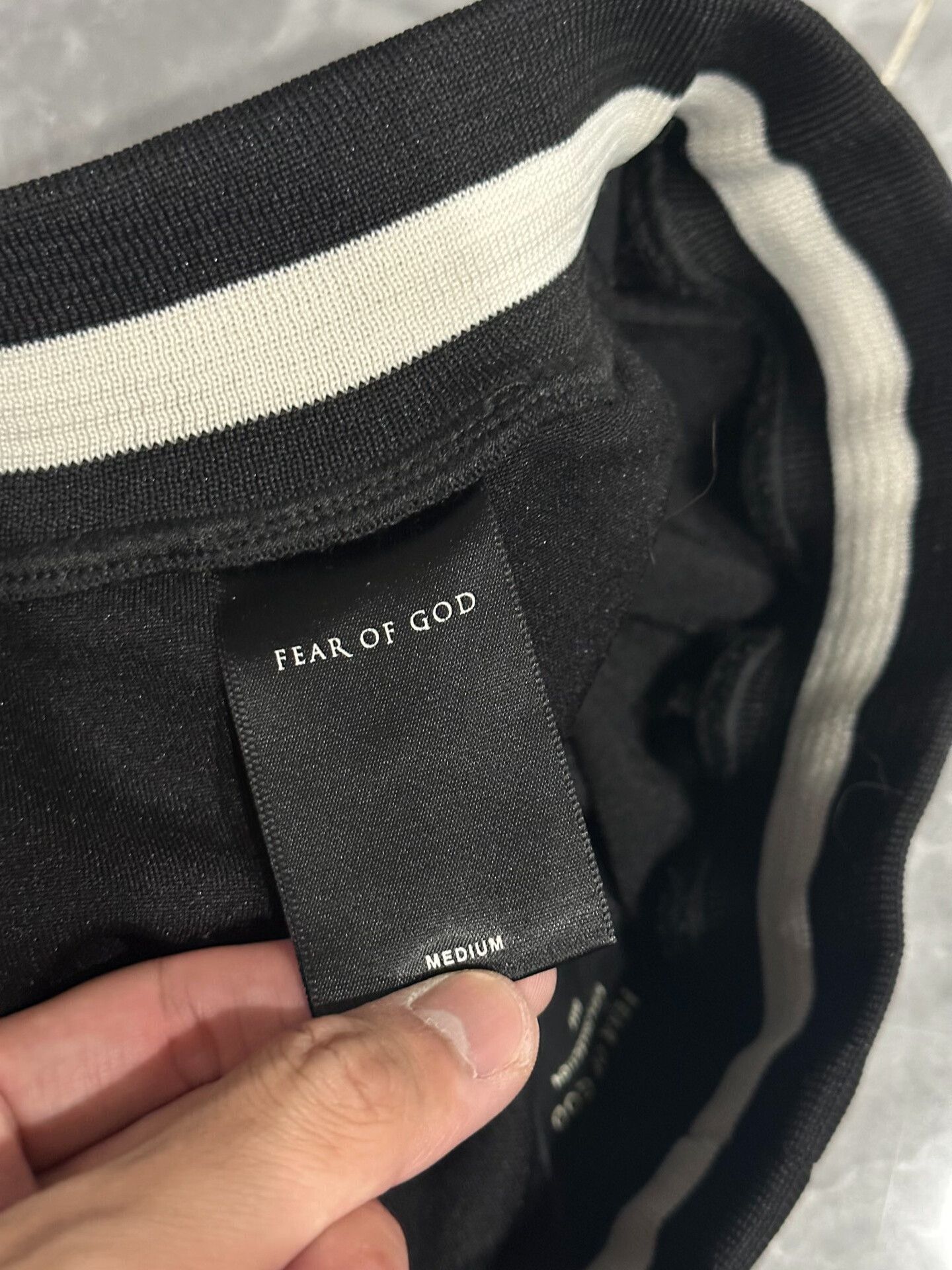 Fear of God Fear of God Black and White Long Pants Size US 30 / EU 46 - 4 Thumbnail