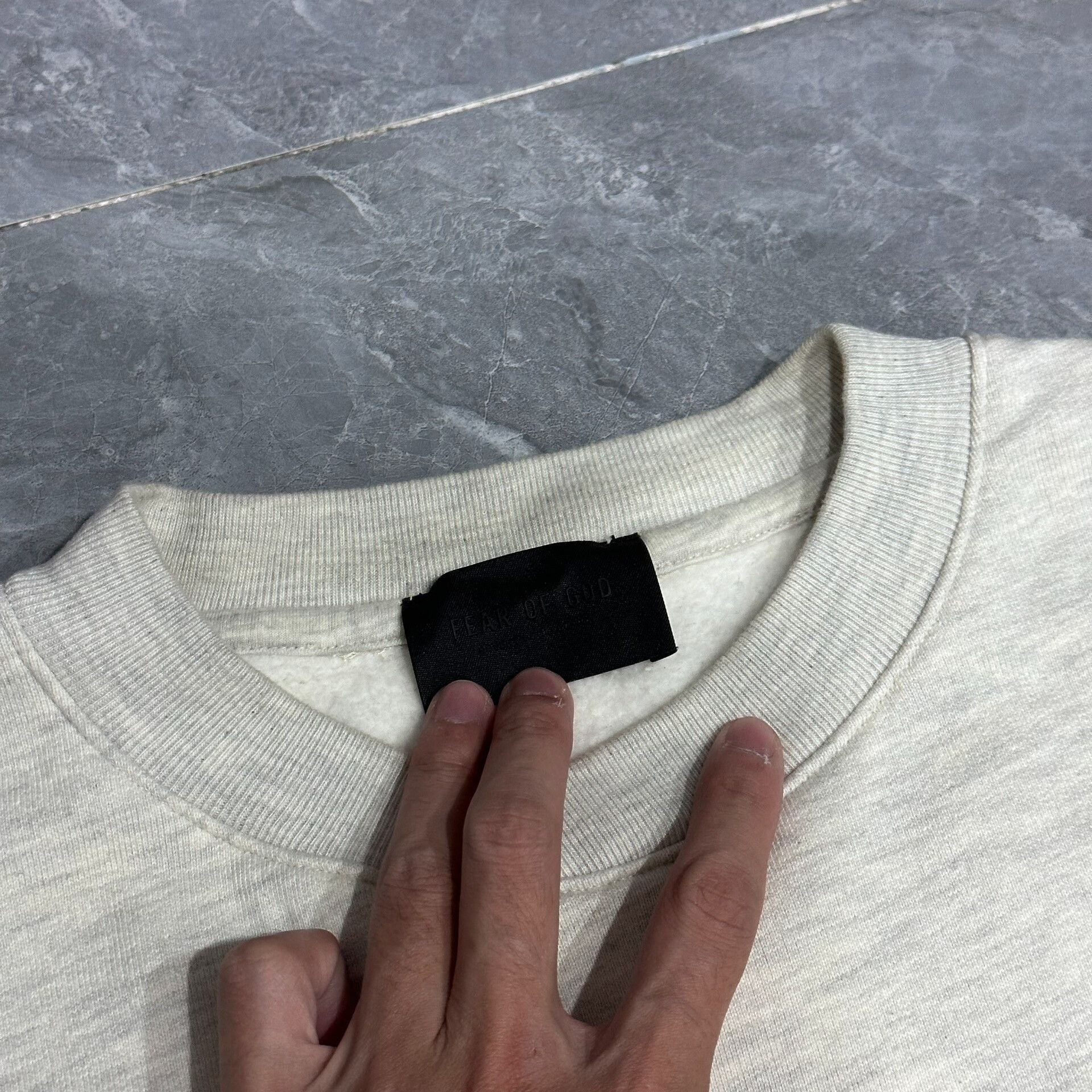 Fear of God Fear of God Oversized Gray Hoodie Size US S / EU 44-46 / 1 - 3 Thumbnail