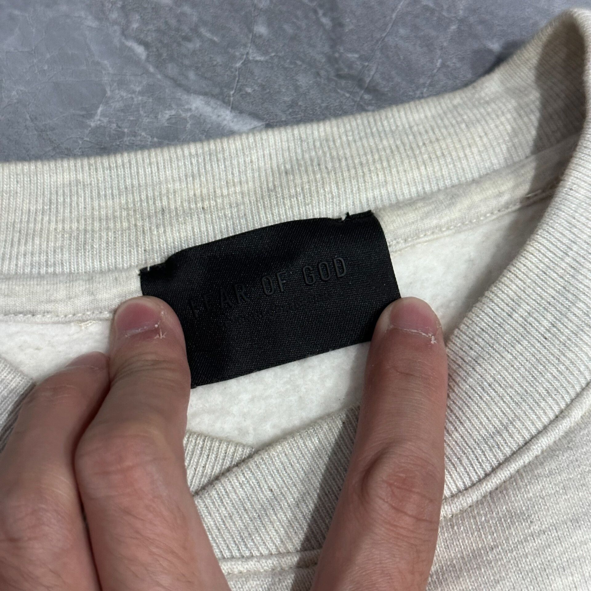 Fear of God Fear of God Oversized Gray Hoodie Size US S / EU 44-46 / 1 - 9 Thumbnail