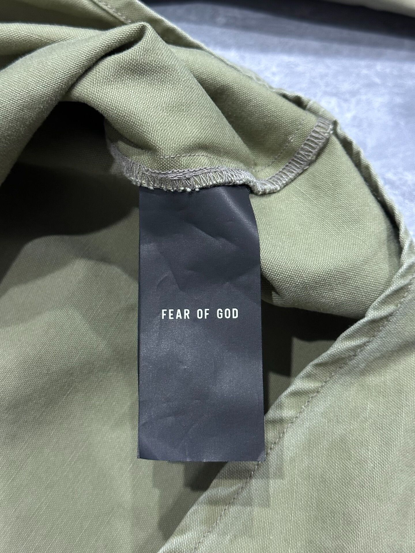 Fear of God Fear of God Olive Green Henley Shirt Size US XS / EU 42 / 0 - 5 Thumbnail