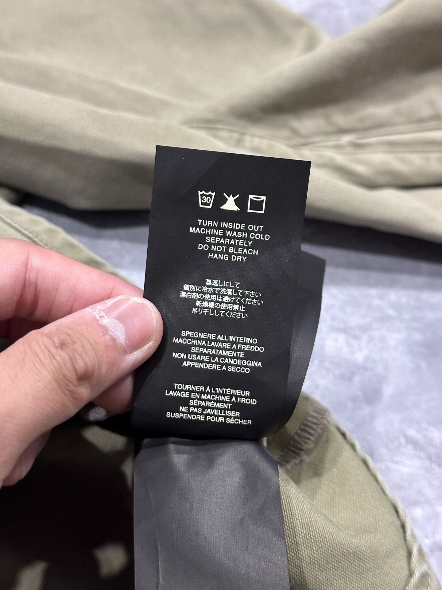 Fear of God Fear of God Olive Green Henley Shirt Size US XS / EU 42 / 0 - 7 Thumbnail