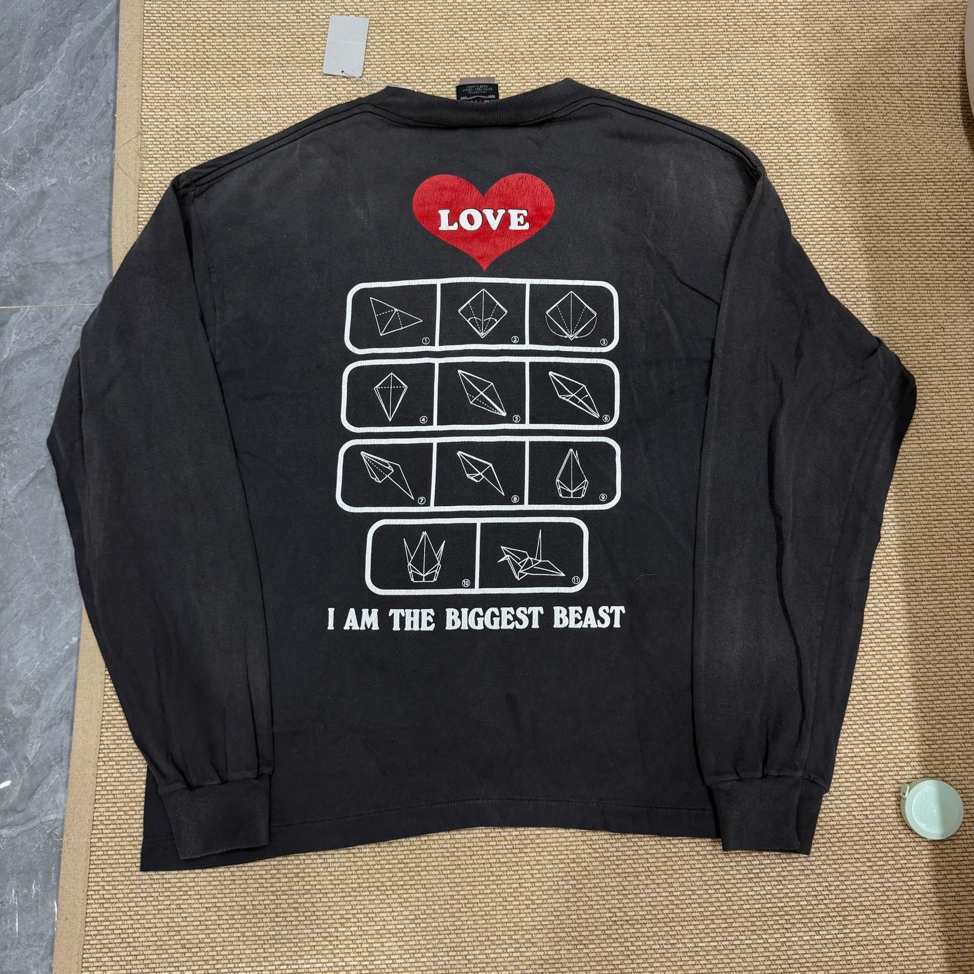 Saint Michael Saint Michael Long Sleeve Love Shirt Size US L / EU 52-54 / 3 - 2 Thumbnail