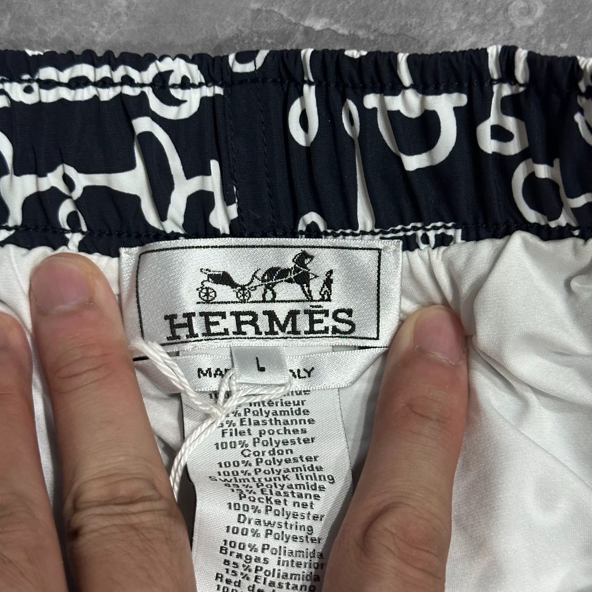 Hermes Hermes Beach Sport Shorts in Indigo Size US 30 / EU 46 - 4 Thumbnail