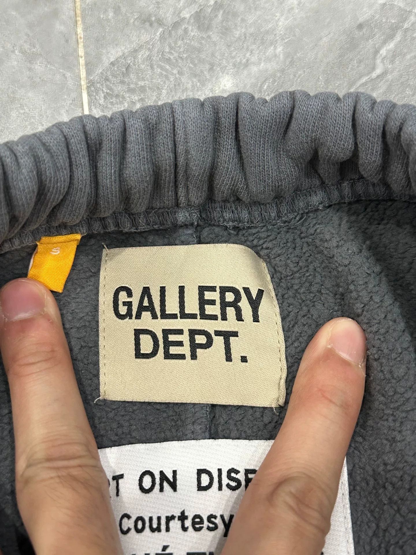 Gallery Dept. Gallery Dept. Black Gray Sweatpants Size US 29 - 4 Thumbnail