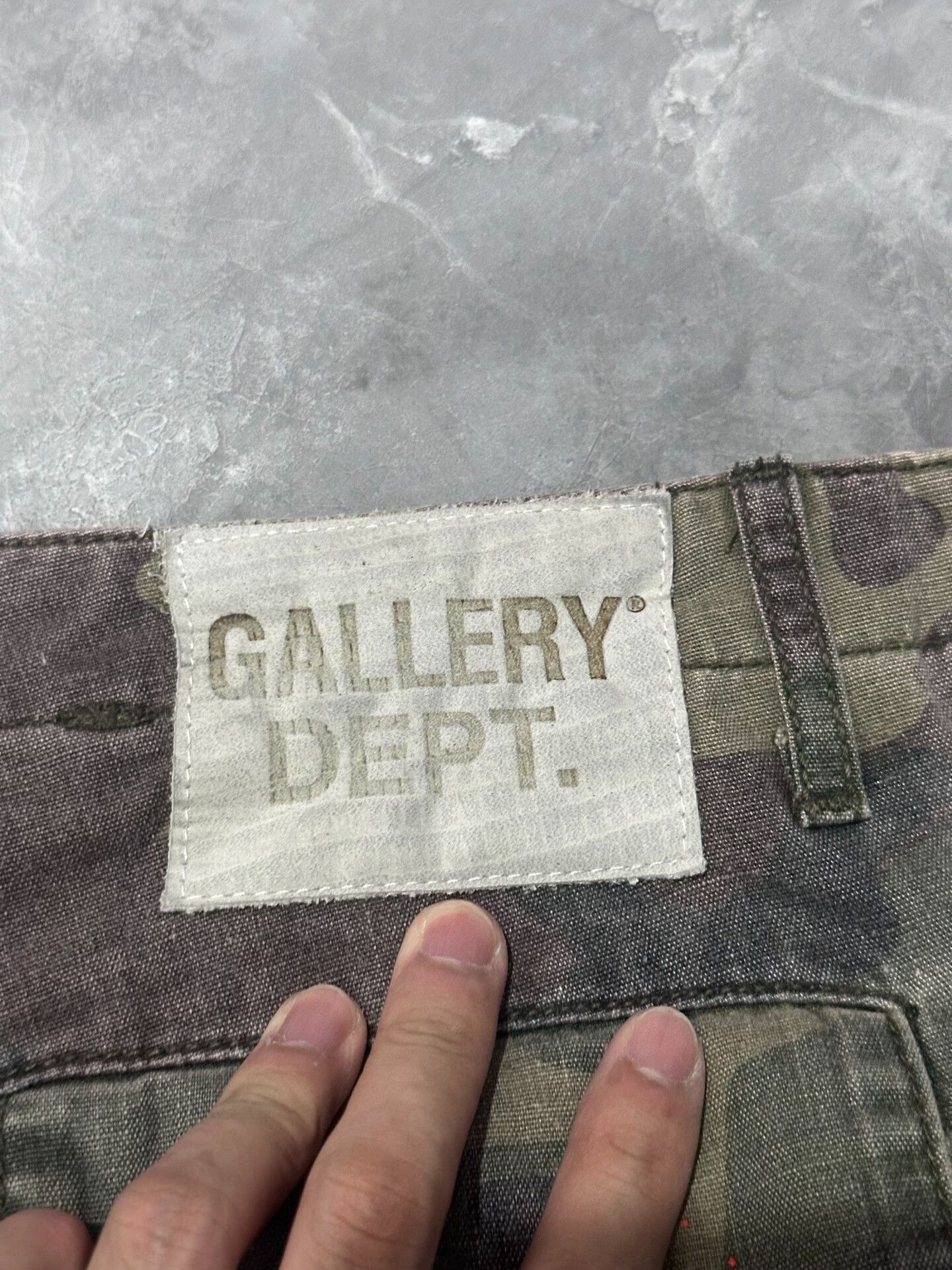 Gallery Dept. Camouflage Leopard Print Cargo Pants Size US 30 / EU 46 - 9 Thumbnail