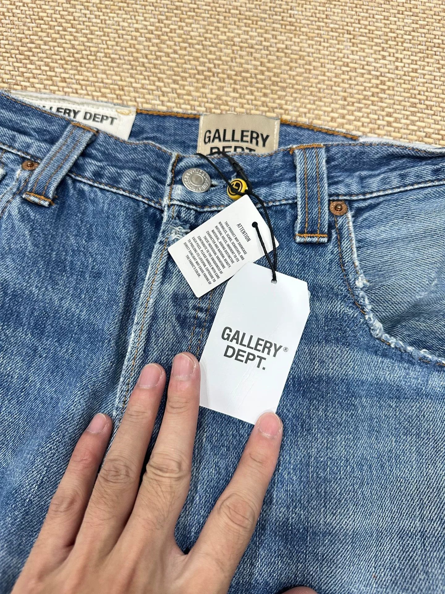 Gallery Dept. Gallery Dept Blue Denim Jeans Size US 33 - 4 Thumbnail