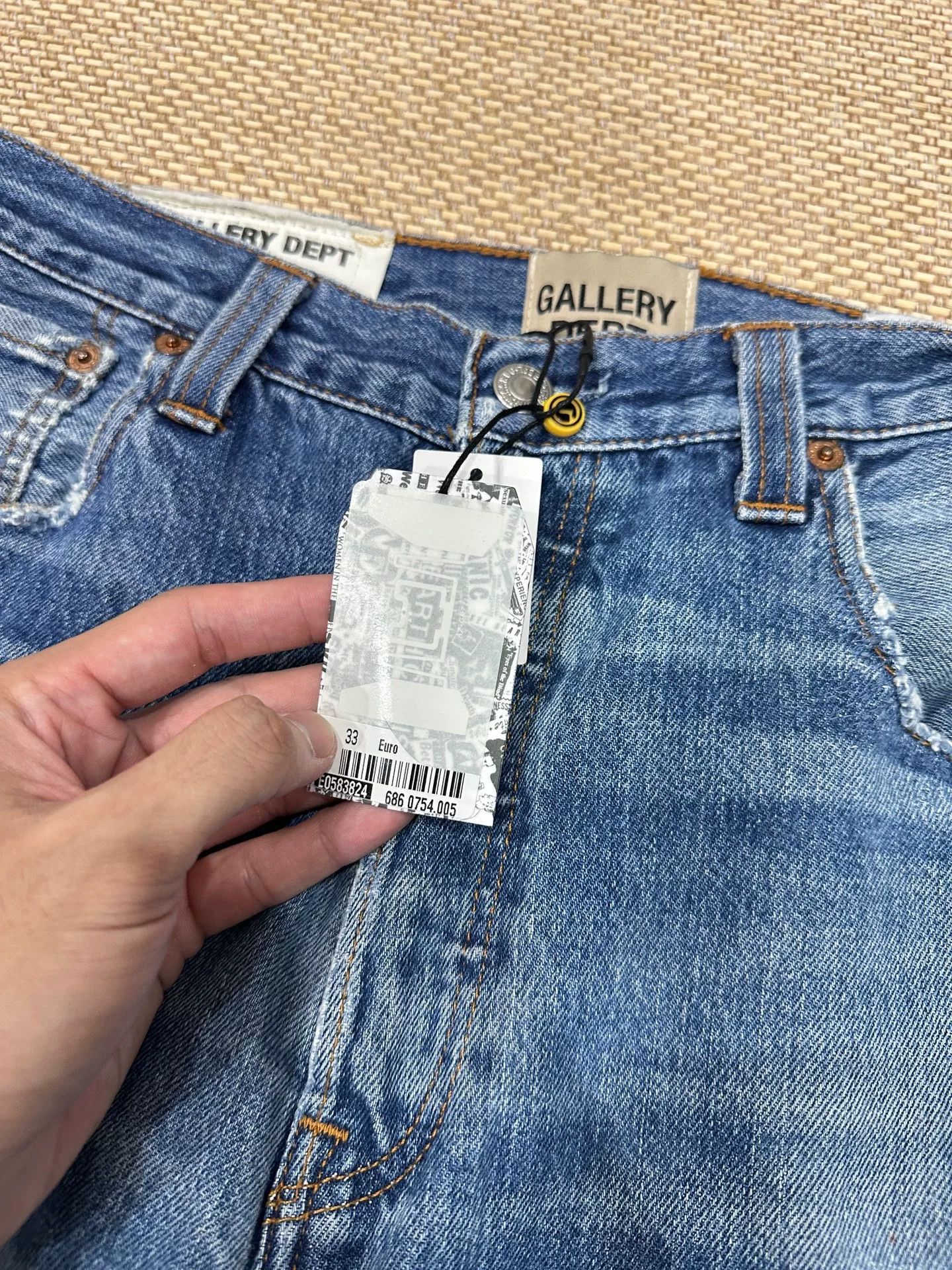 Gallery Dept. Gallery Dept Blue Denim Jeans Size US 33 - 3 Thumbnail