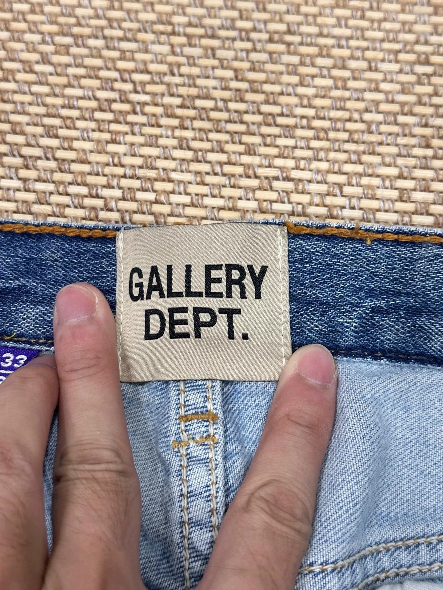 Gallery Dept. Gallery Dept Blue Denim Jeans Size US 33 - 5 Thumbnail