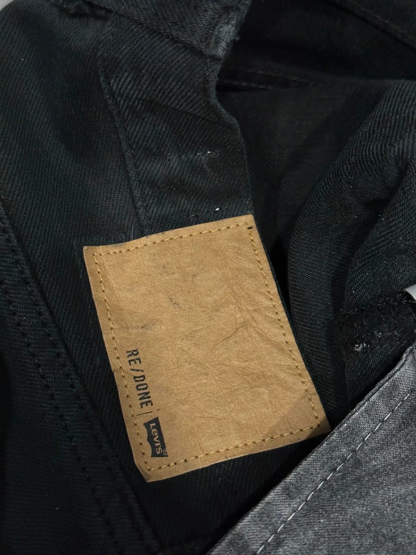 RE/DONE RE/DONE Levi's Deconstructed Wide-Leg Jeans Size US 31 - 6 Thumbnail