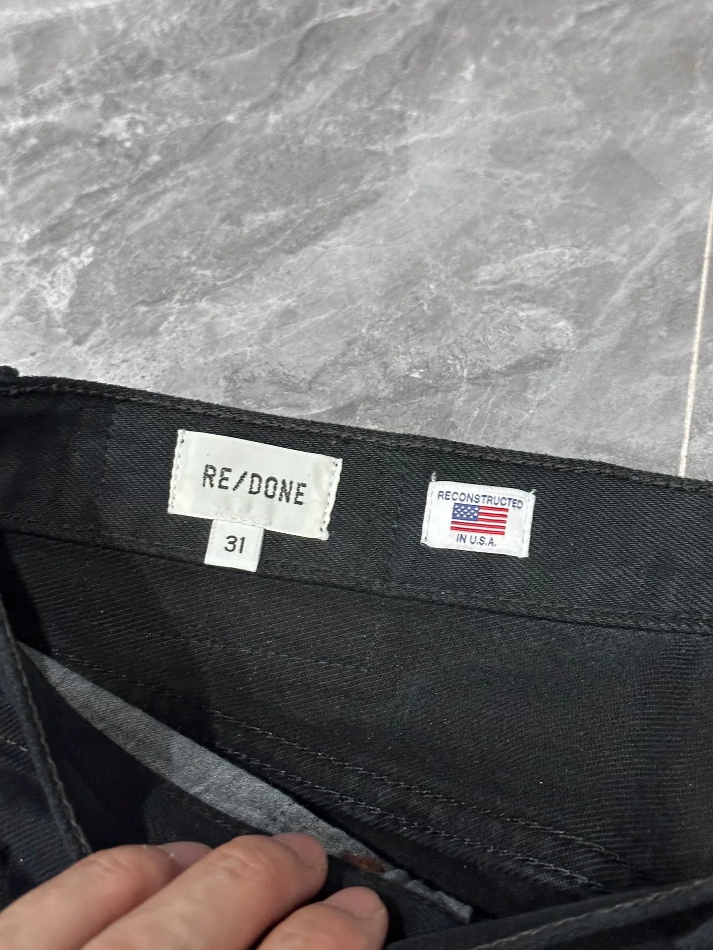 RE/DONE RE/DONE Levi's Deconstructed Wide-Leg Jeans Size US 31 - 4 Thumbnail