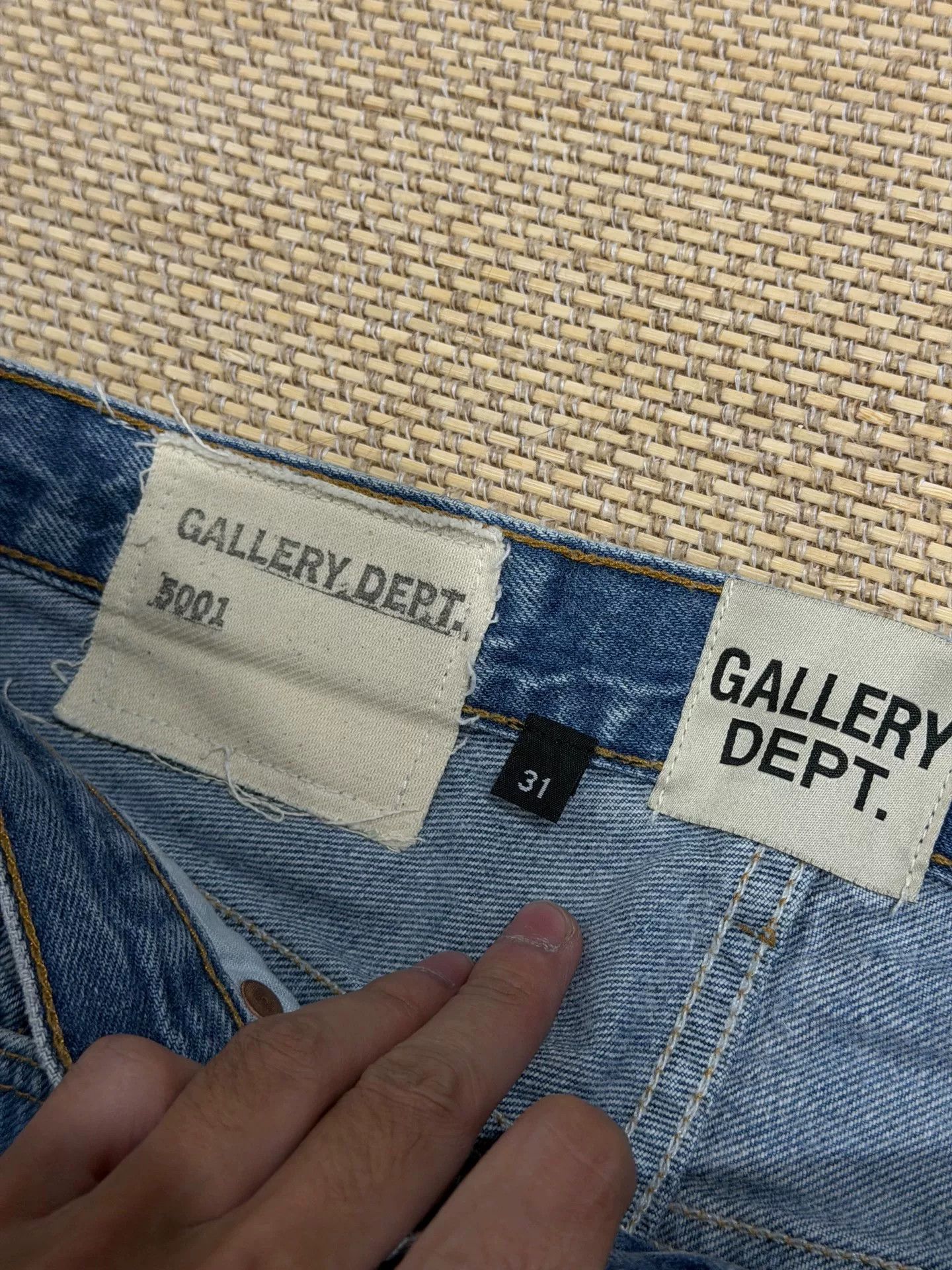 Gallery Dept. Light Blue Gallery Dept Denim Pants Size US 31 - 4 Thumbnail