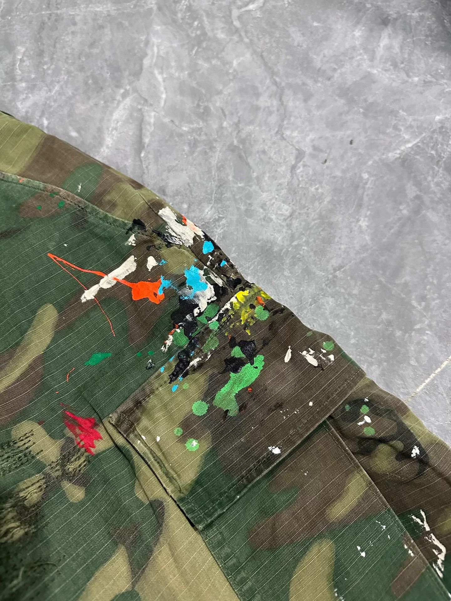 Gallery Dept. Limited Edition Camouflage Leopard Print Jeans Size US 31 - 3 Thumbnail