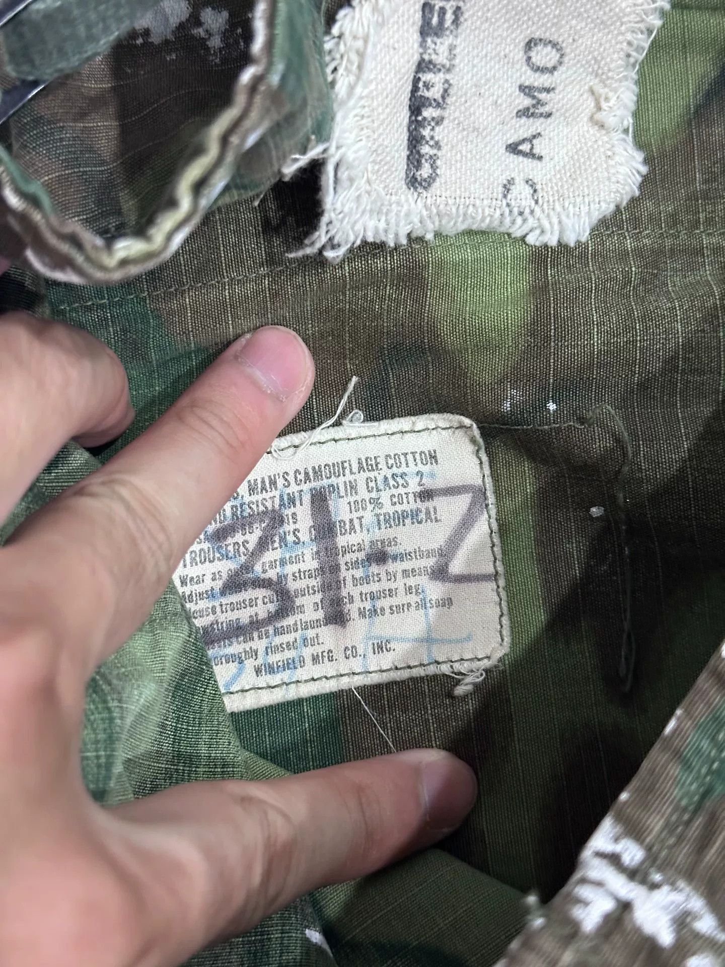 Gallery Dept. Limited Edition Camouflage Leopard Print Jeans Size US 31 - 7 Thumbnail