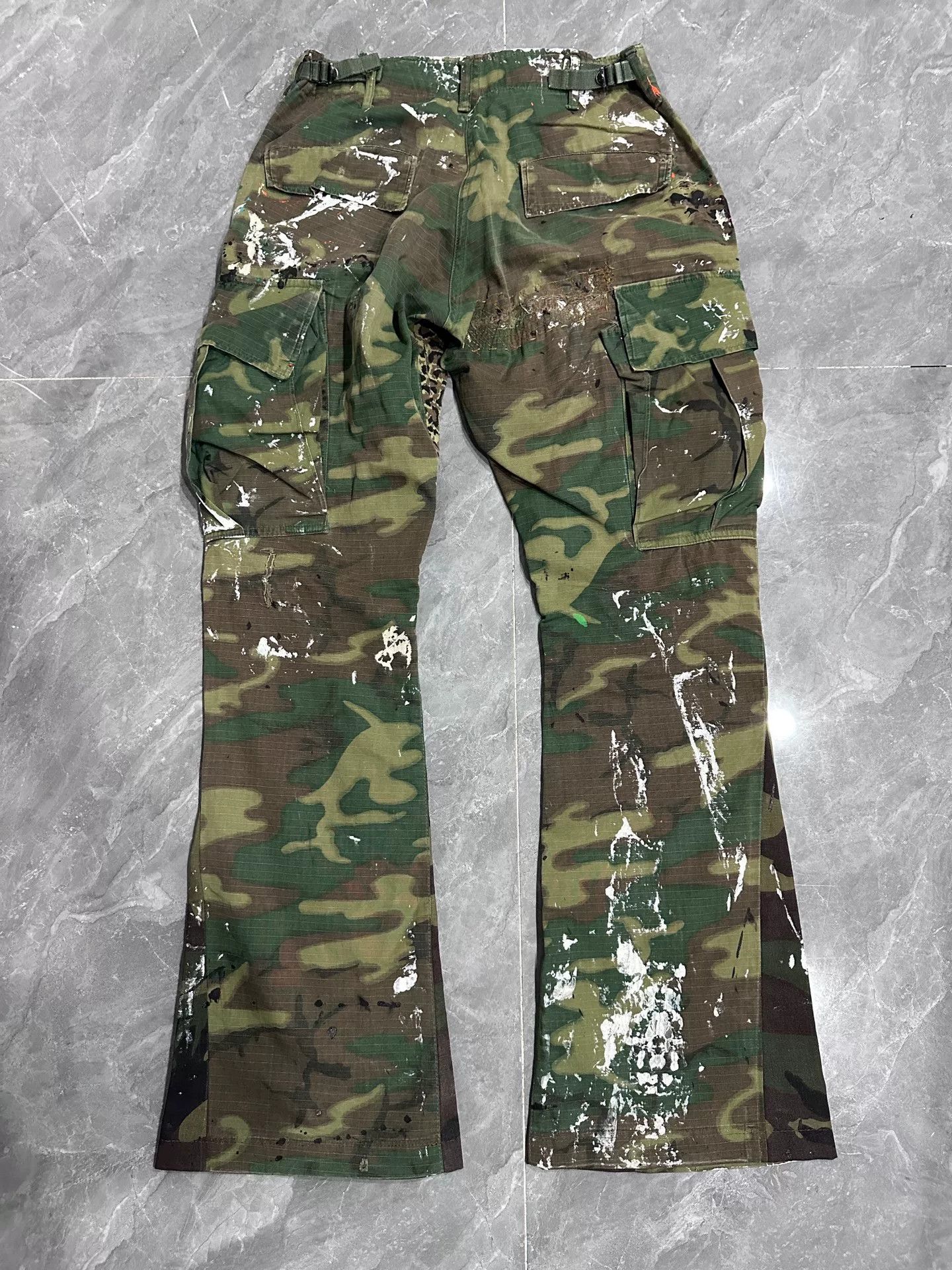Gallery Dept. Limited Edition Camouflage Leopard Print Jeans Size US 31 - 2 Thumbnail