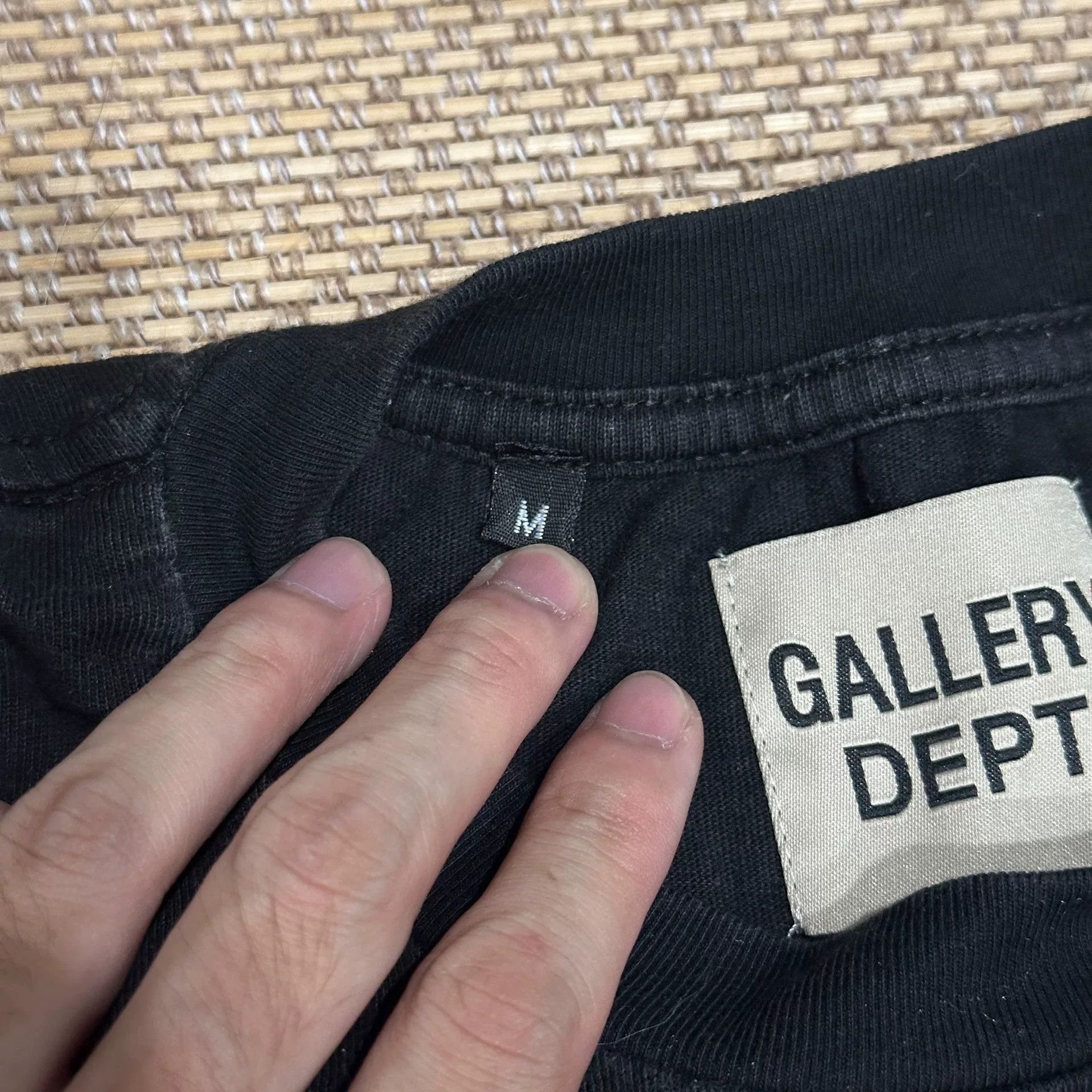 Gallery Dept. Gallery Dept Black and Yellow T-Shirt Size US M / EU 48-50 / 2 - 5 Thumbnail