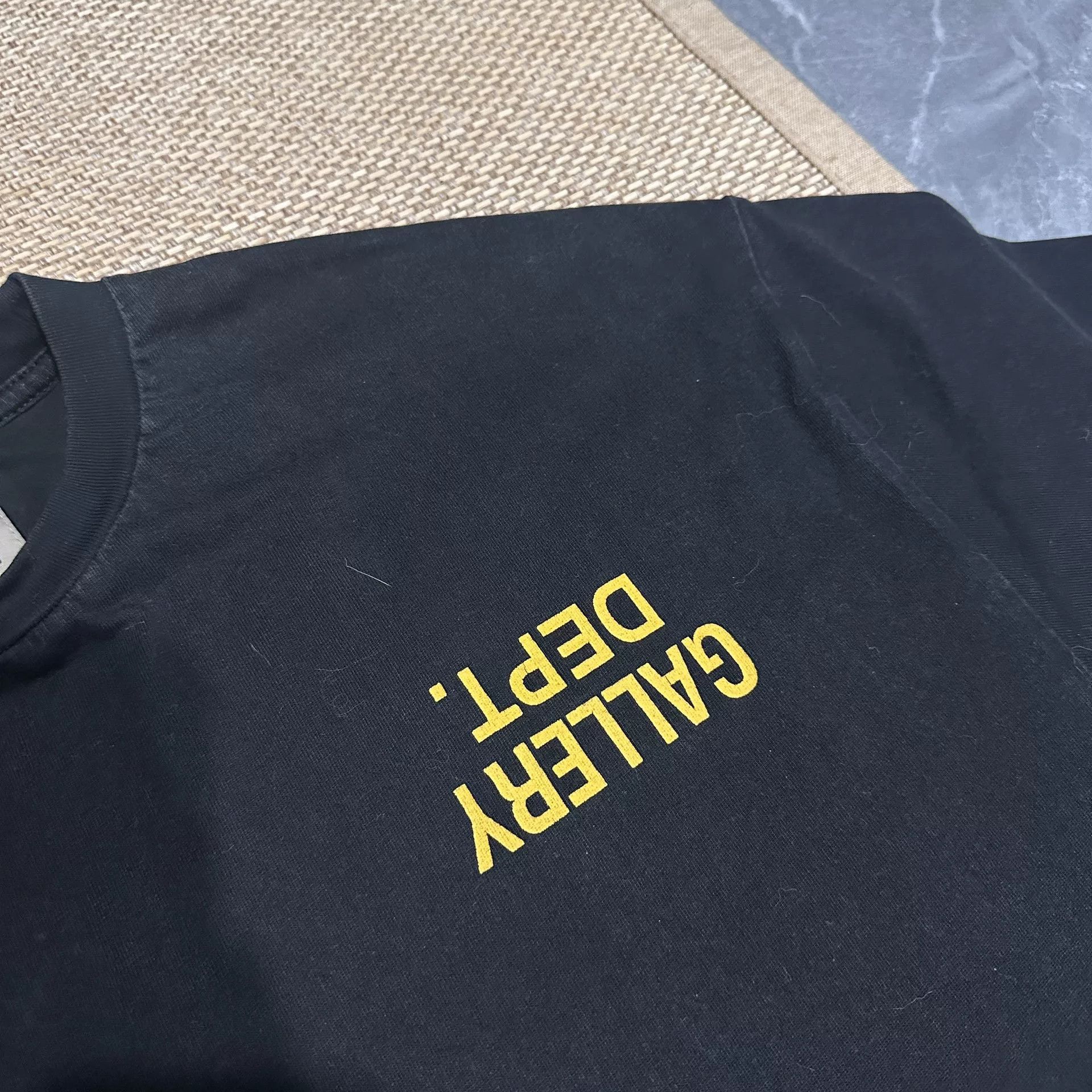 Gallery Dept. Gallery Dept Black and Yellow T-Shirt Size US M / EU 48-50 / 2 - 6 Thumbnail