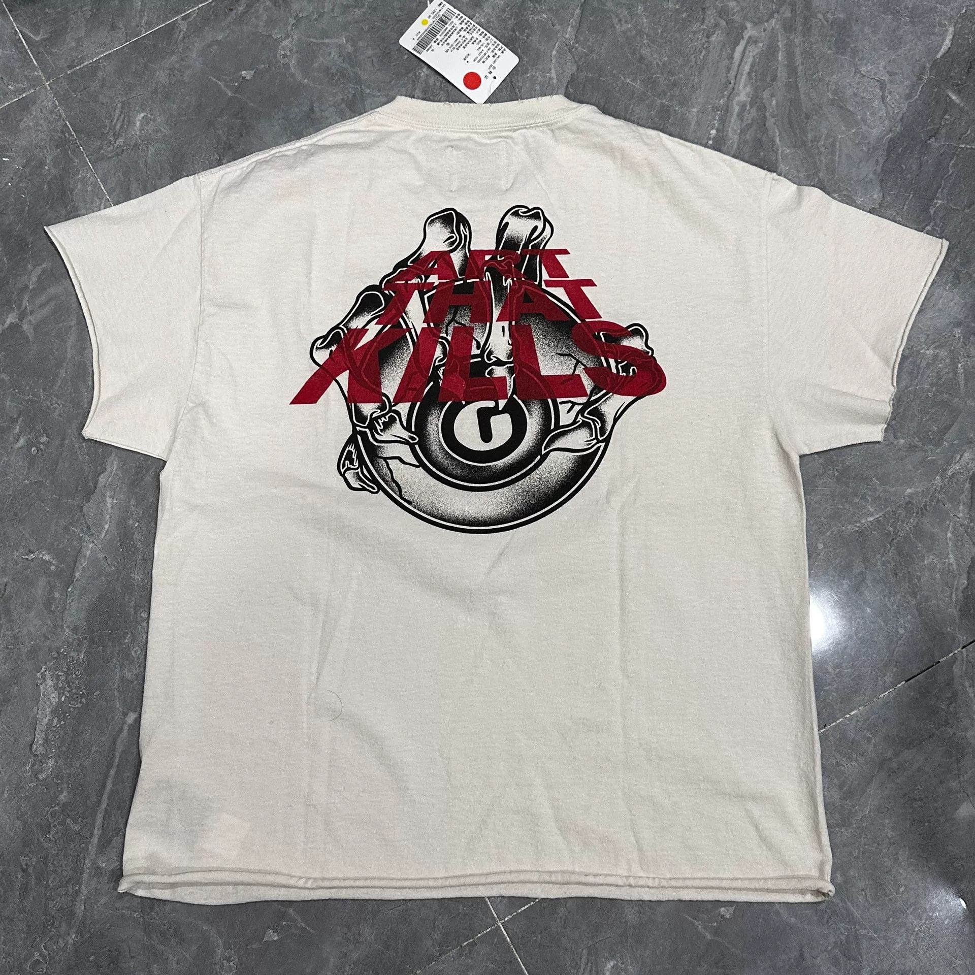 Gallery Dept. Gallery Dept Distressed Graphic Tee Size US M / EU 48-50 / 2 - 2 Thumbnail
